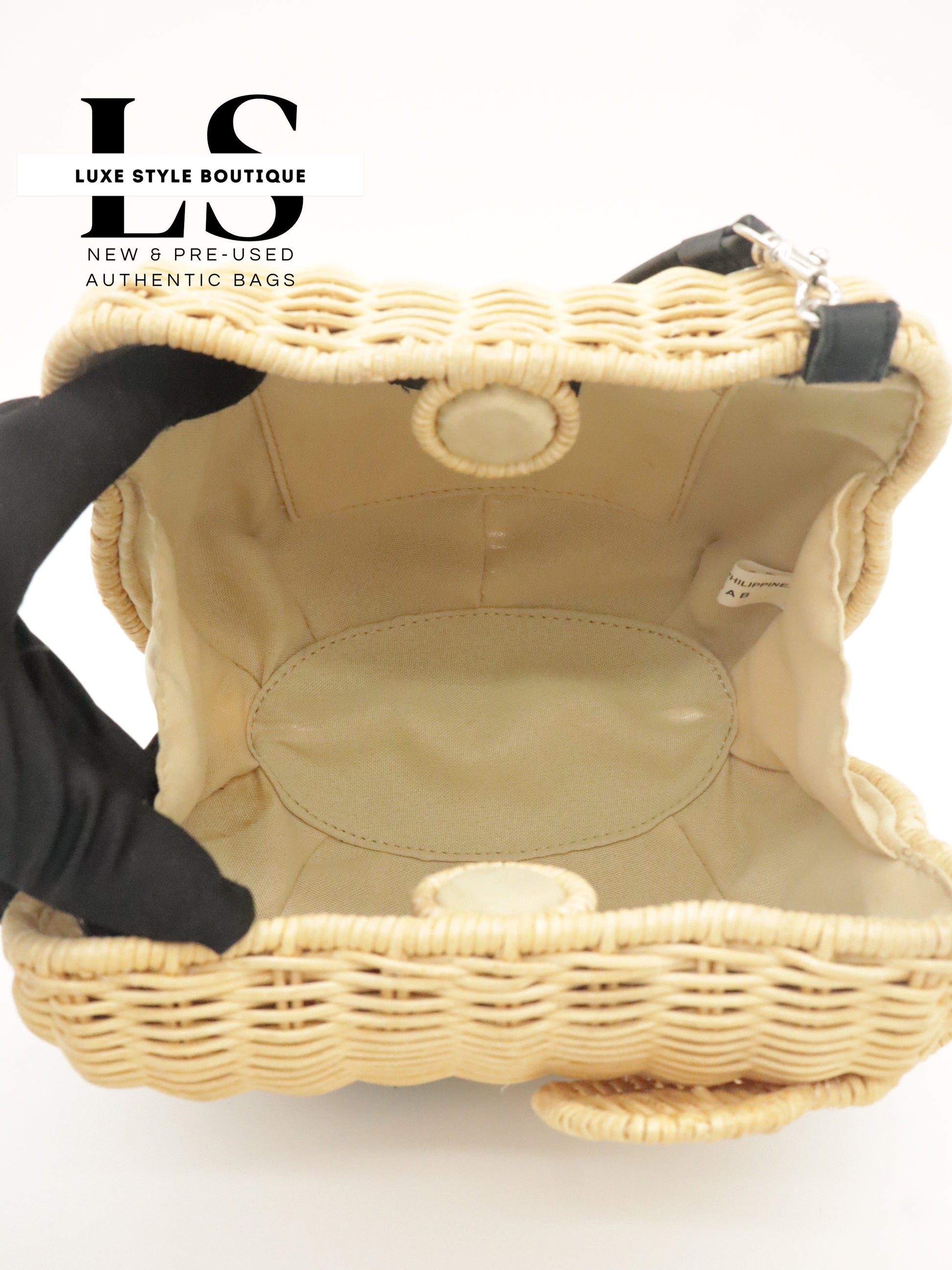 A-Jolie x Hello Kitty Rattan Shoulder Bag