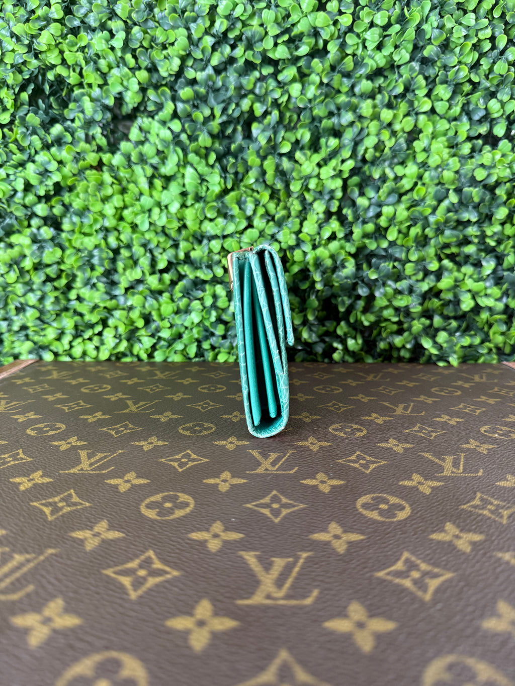 Gucci Horsebit Turquoise Crocodile Leather