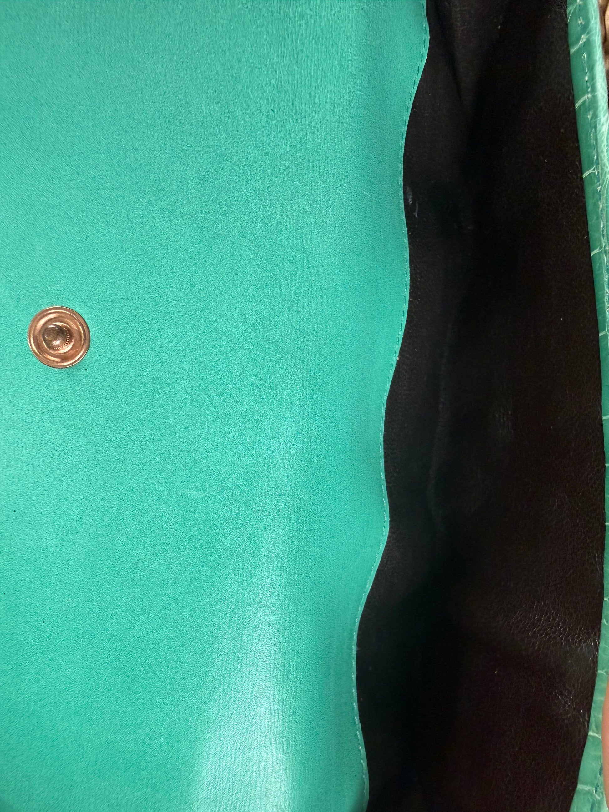 Gucci Horsebit Turquoise Crocodile Leather