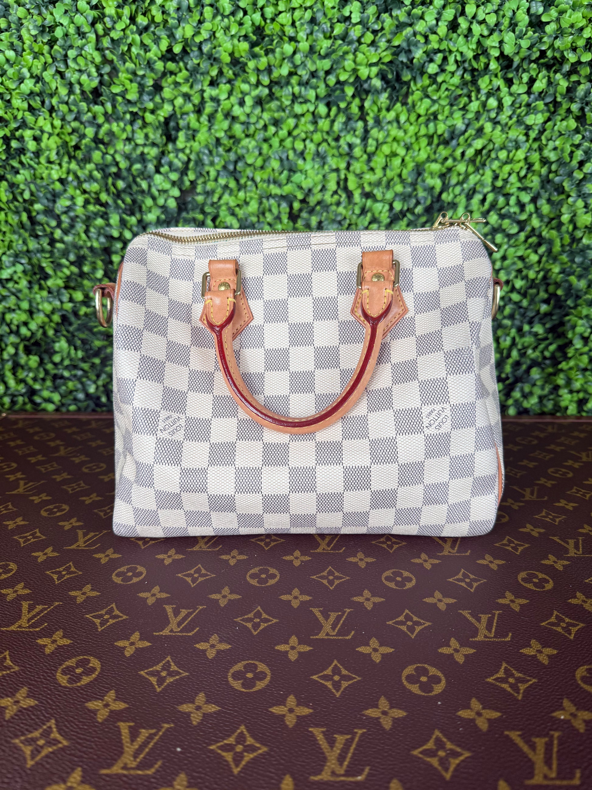 Louis Vuitton Speedy 25 Azur Bandolier