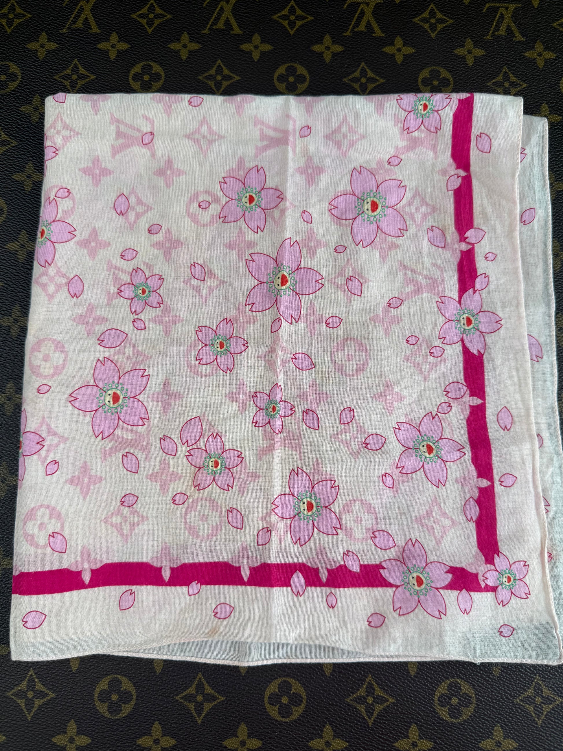 Louis Vuitton Cherry Bloom Handkerchief