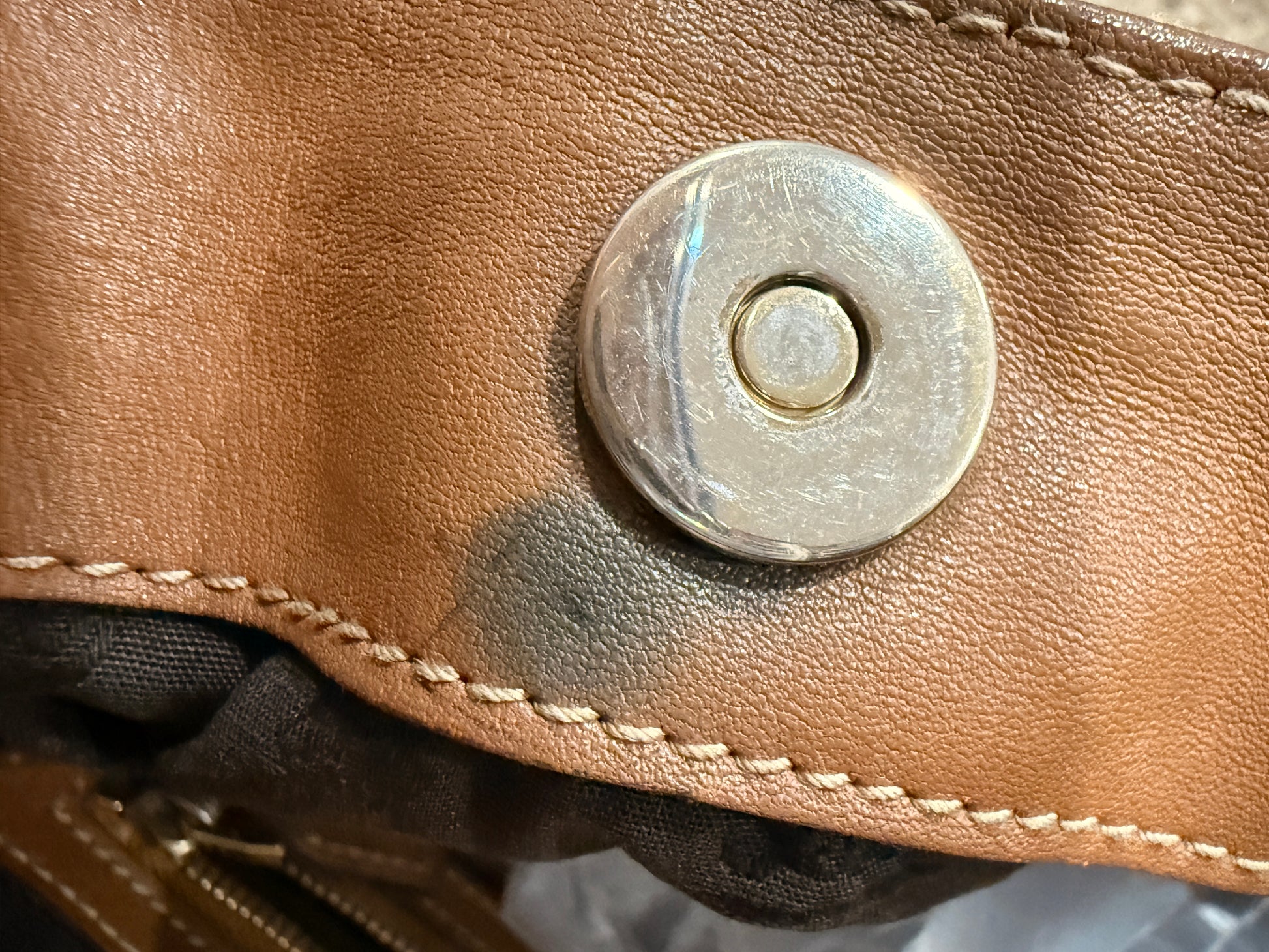 Gucci GG Canvas Charm Medium Tote