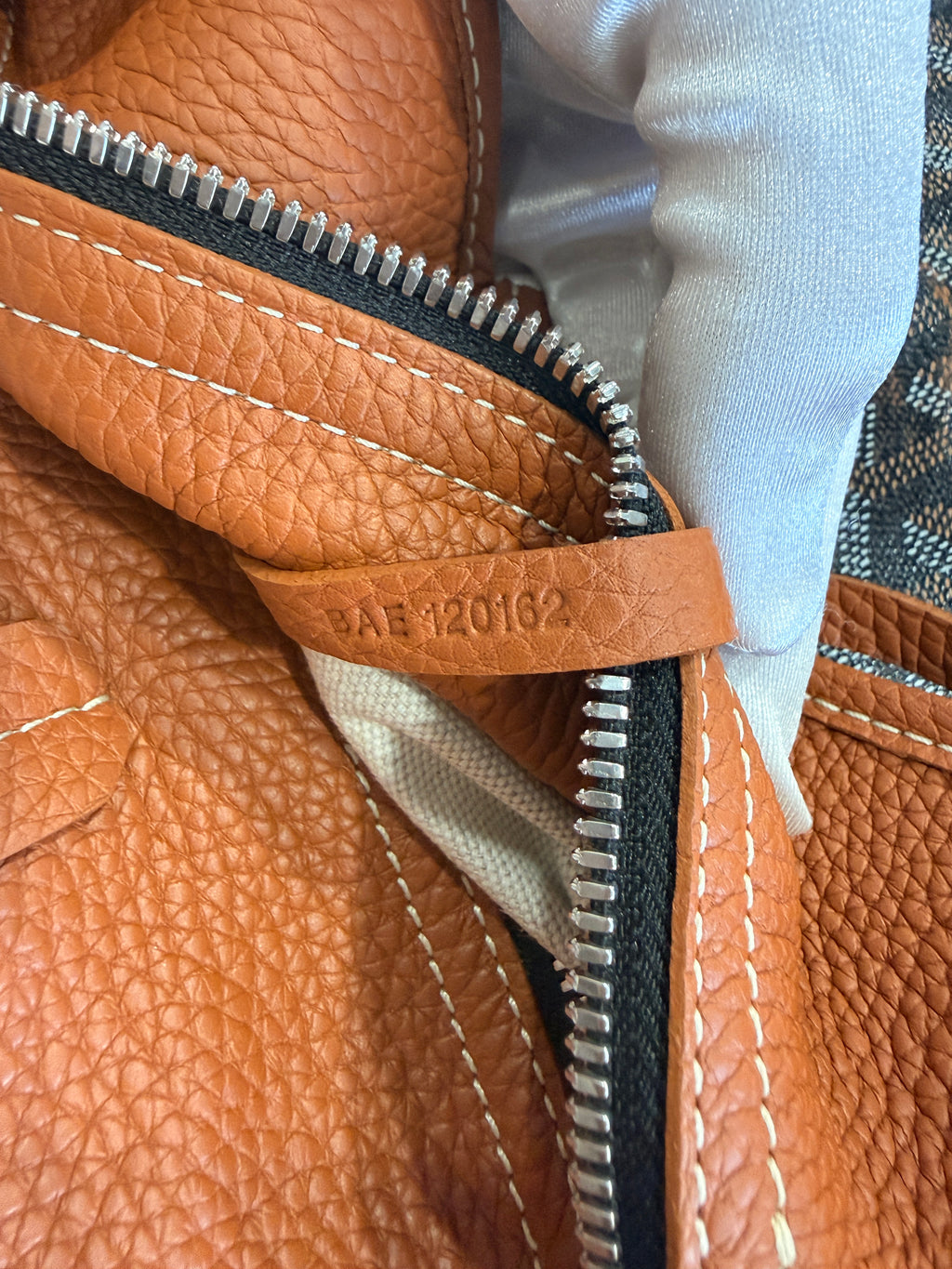 Goyard Goyardine Sac Hardy Tote Bag w/Pouch