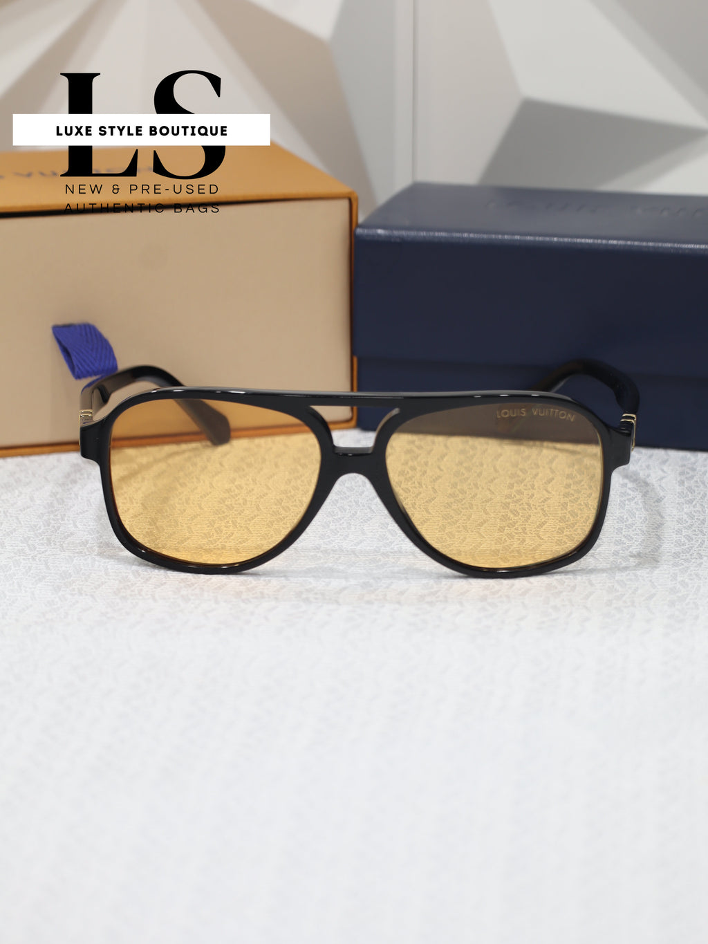 Louis Vuitton LV Hit Orange Sunglasses 59*16 NEW