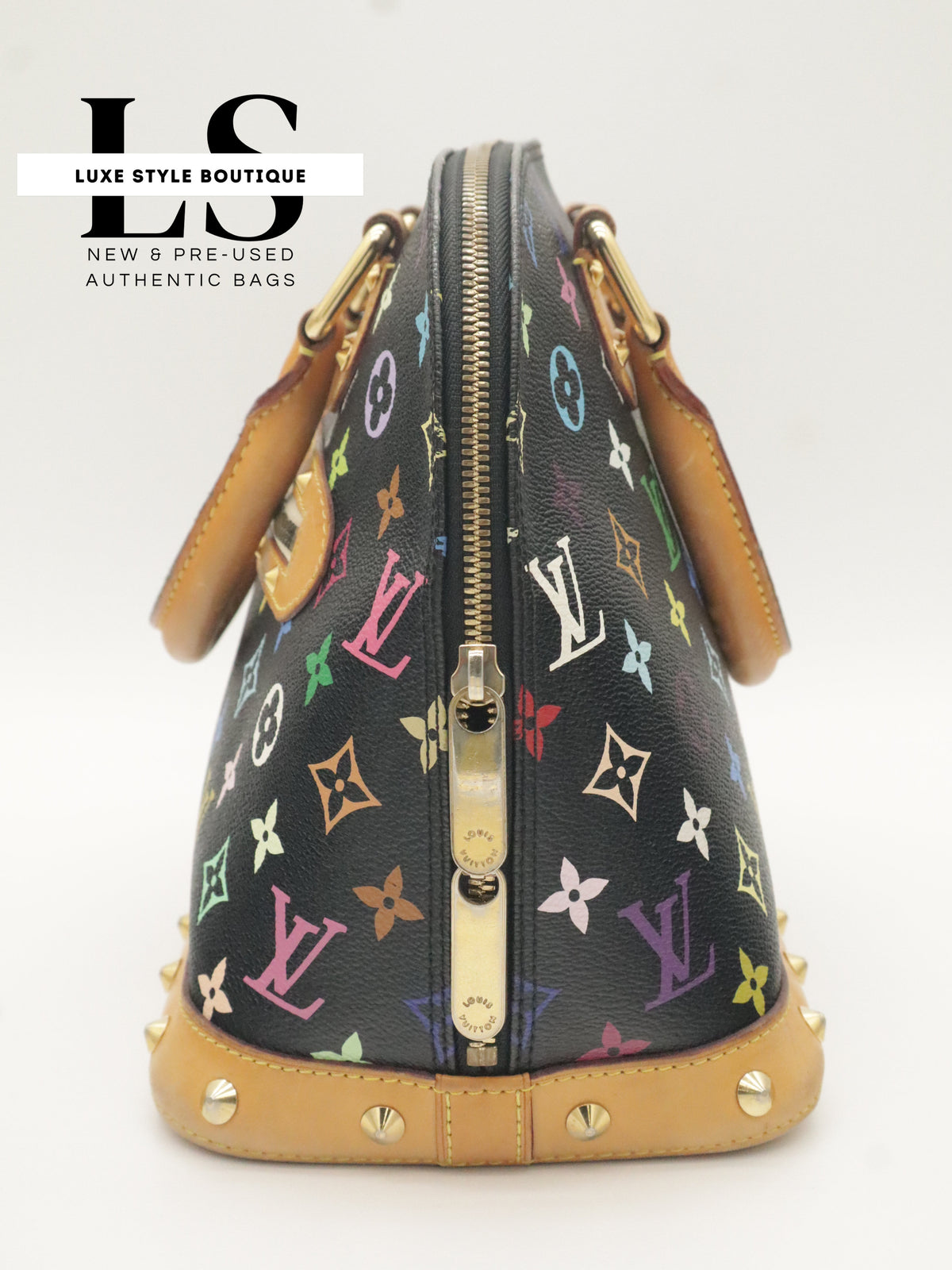 Louis Vuitton x Takashi Murakami Alma Monogram Multicolor Black