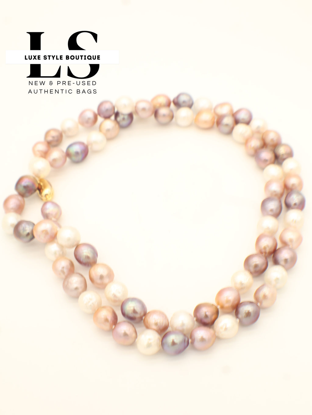 Necklace Multicolored Natural Pearls