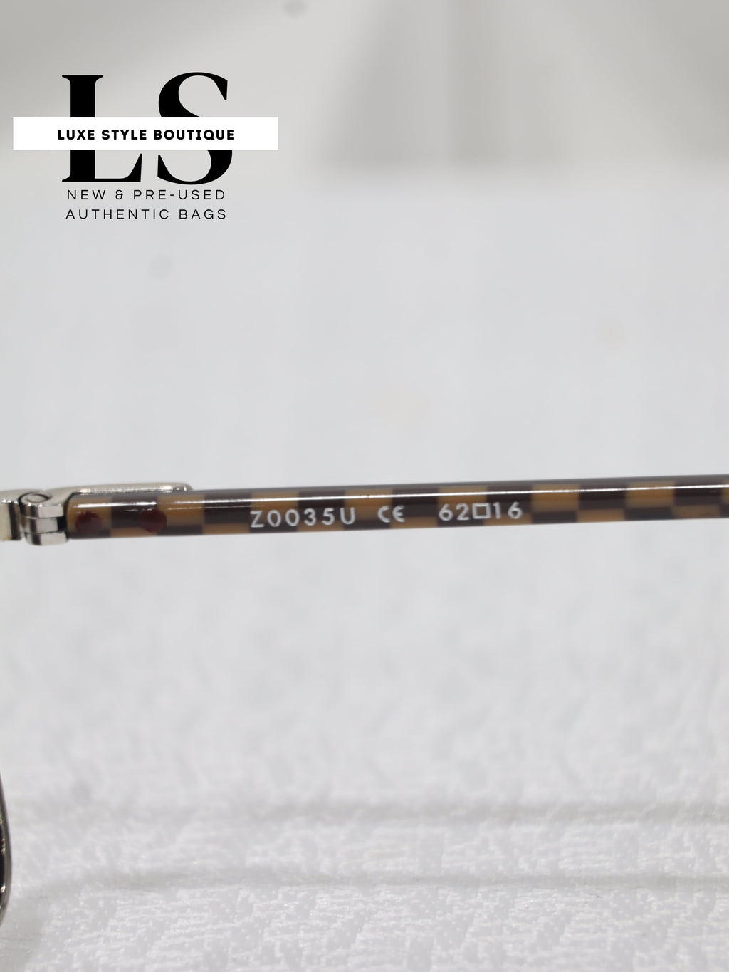 Louis Vuitton Damier Conspiracy Pilote Sunglasses 62*16