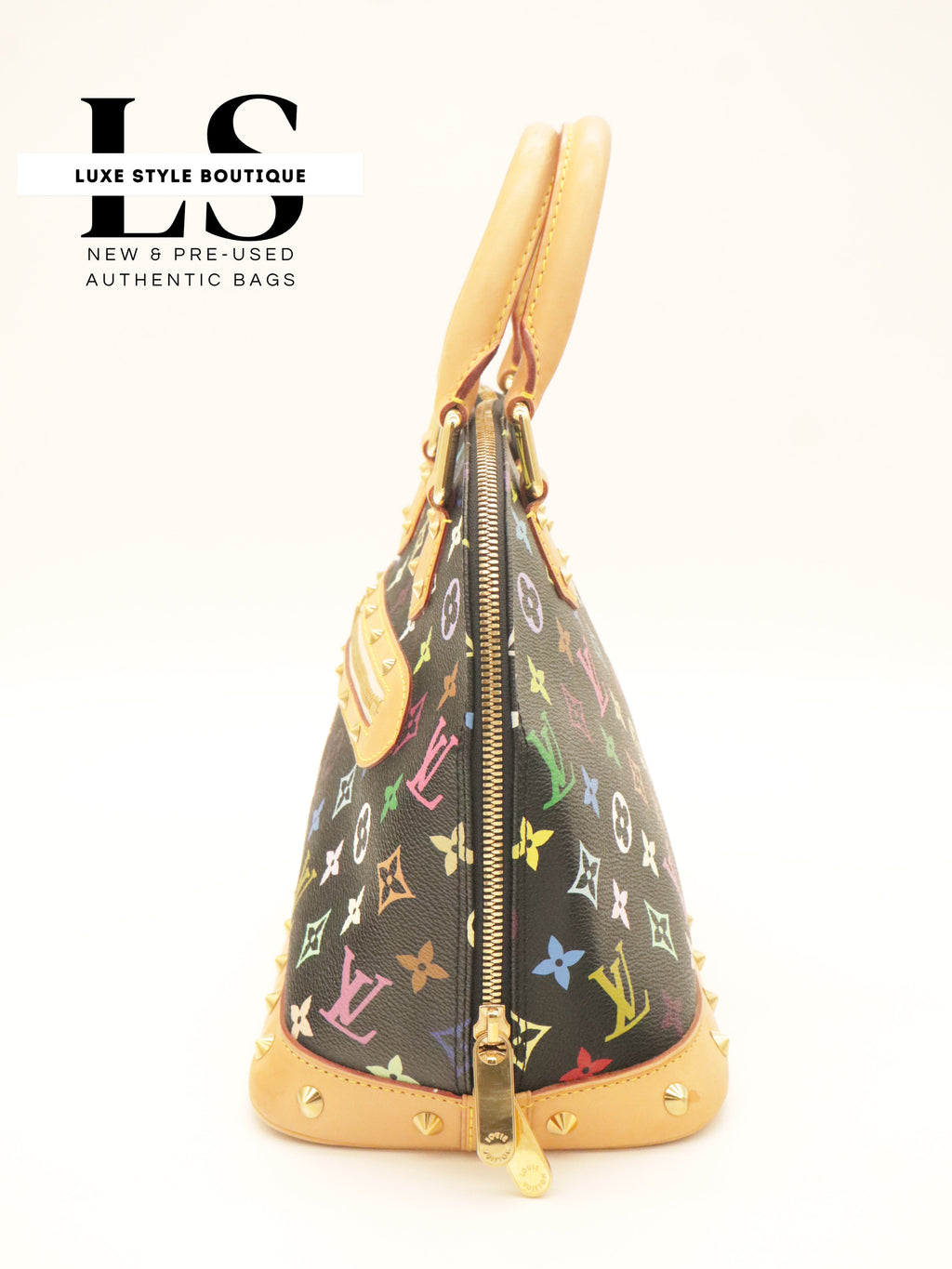 Louis Vuitton x Takashi Murakami Alma Monogram Multicolor Black