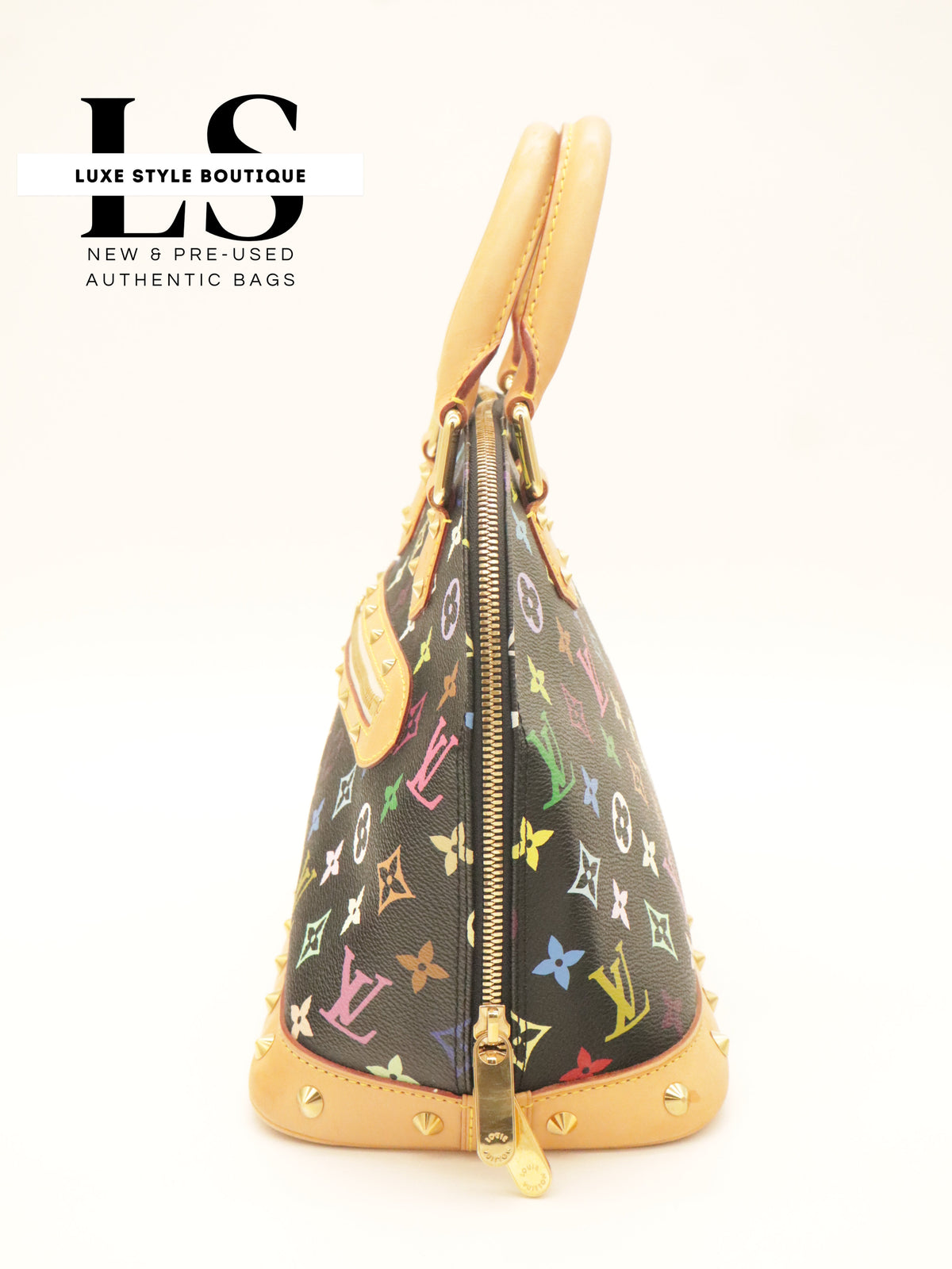 Louis Vuitton x Takashi Murakami Alma Monogram Multicolor Black