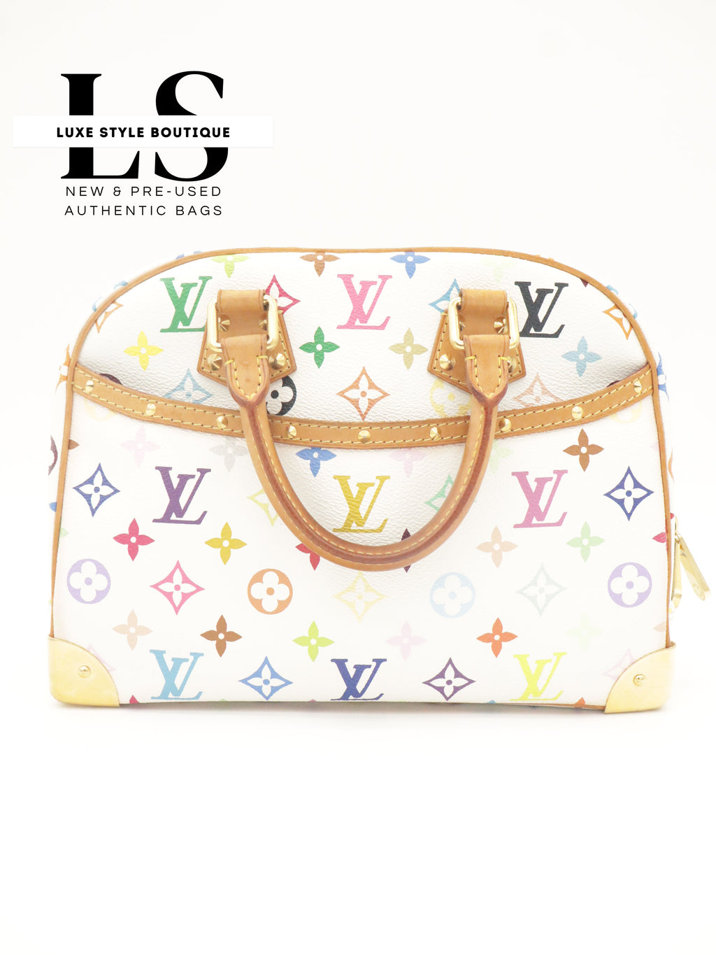 Louis Vuitton Trouville Monogram White Multicolor