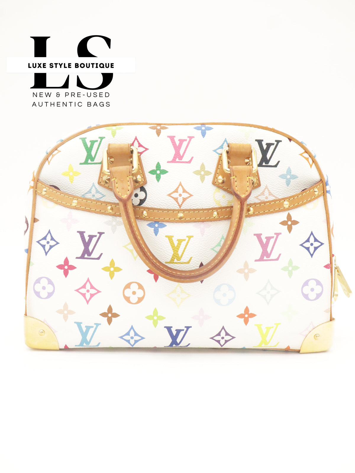 Louis Vuitton Trouville Monogram White Multicolor