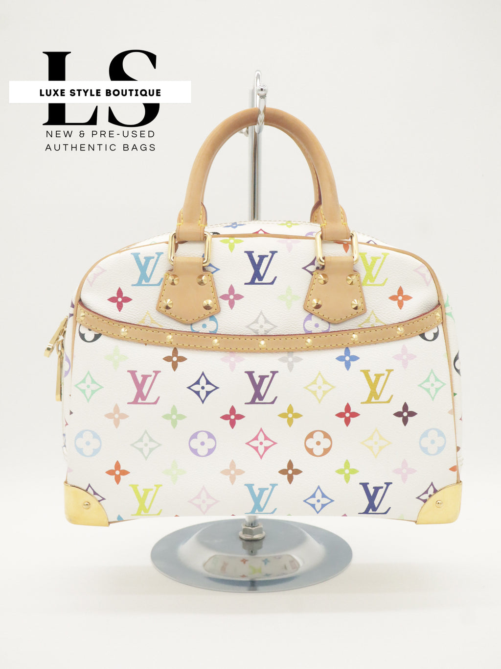 Louis Vuitton Trouville Monogram White Multicolor