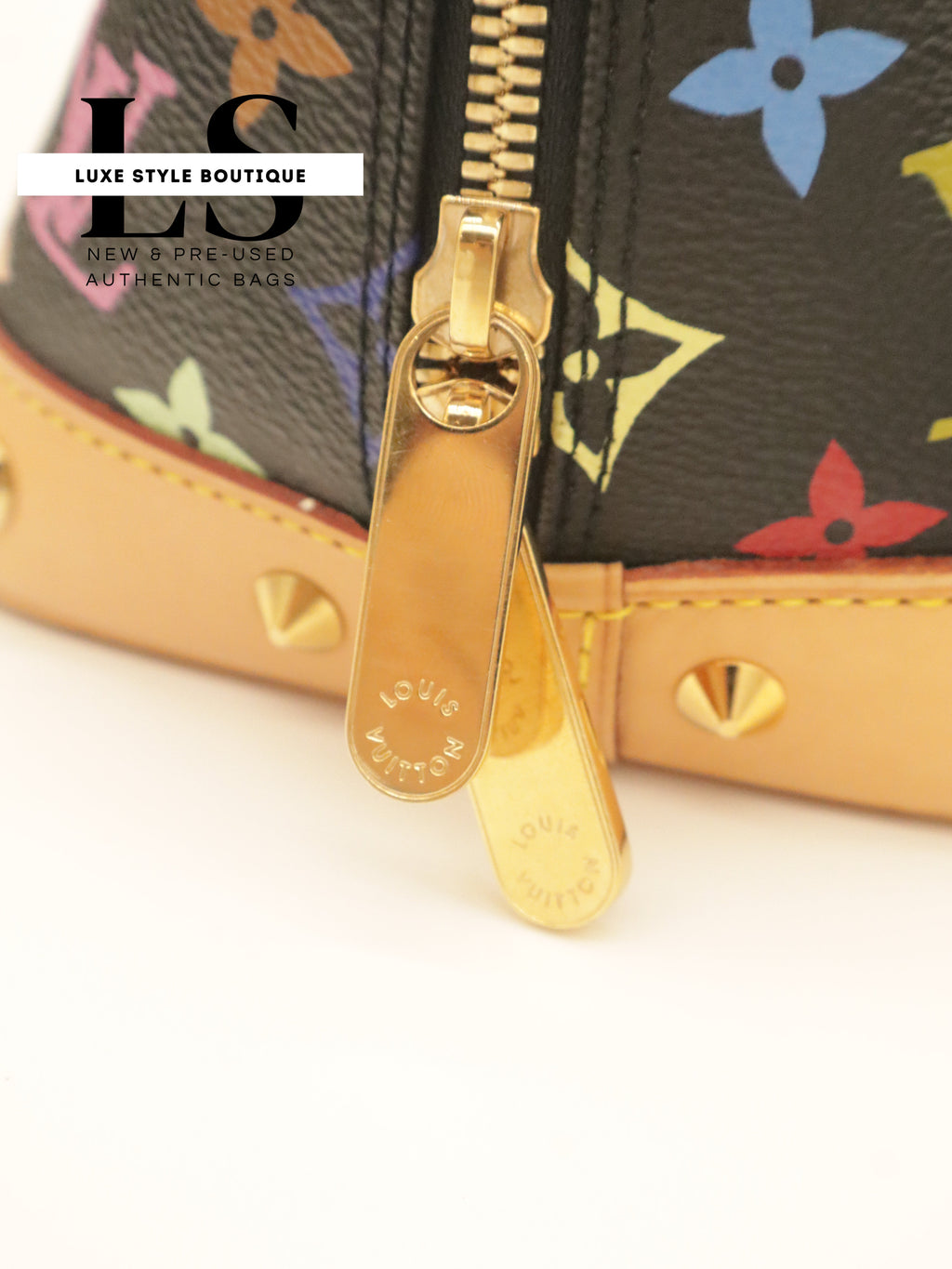 Louis Vuitton x Takashi Murakami Alma Monogram Multicolor Black
