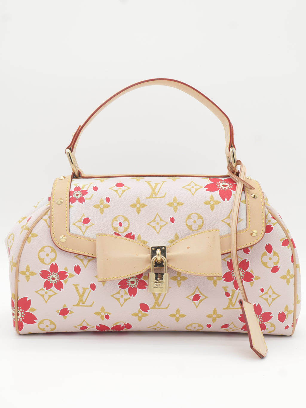 Louis Vuitton x Takashi Murakami White Monogram Cherry Blossom Sac Retro