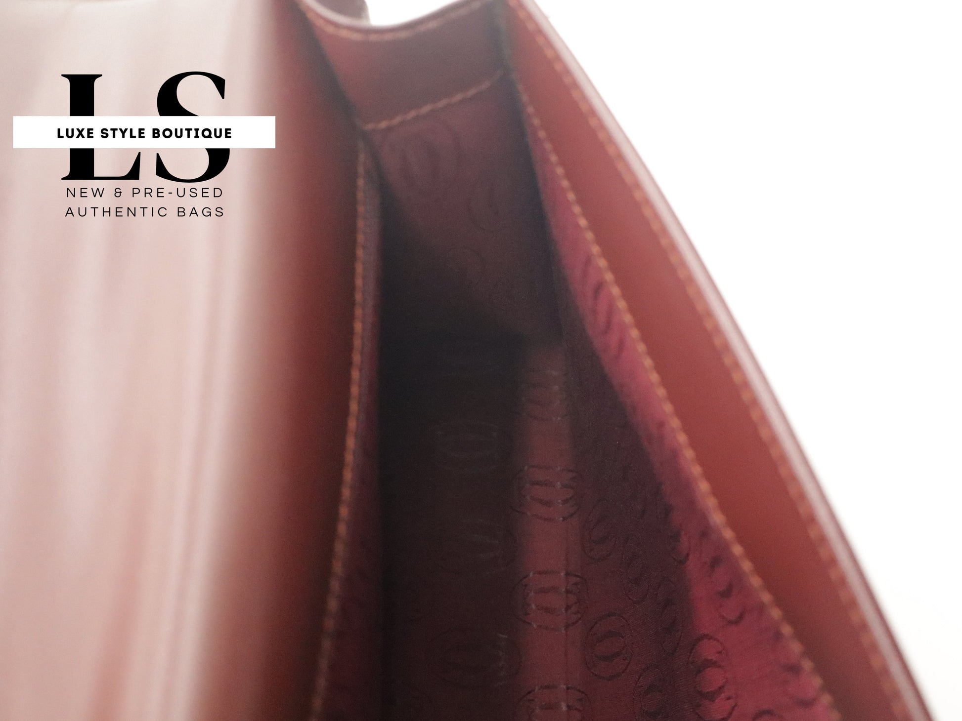 Cartier Must Top Handle Leather Handbag