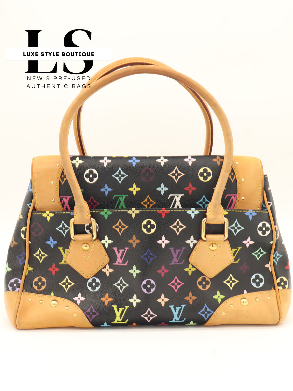 Louis Vuitton Beverly GM Monogram Multicolor Black