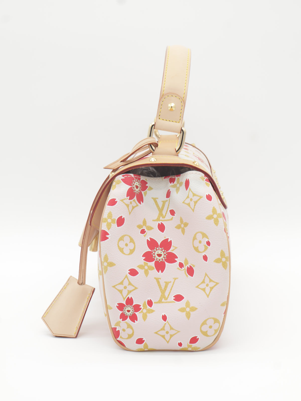 Louis Vuitton x Takashi Murakami White Monogram Cherry Blossom Sac Retro