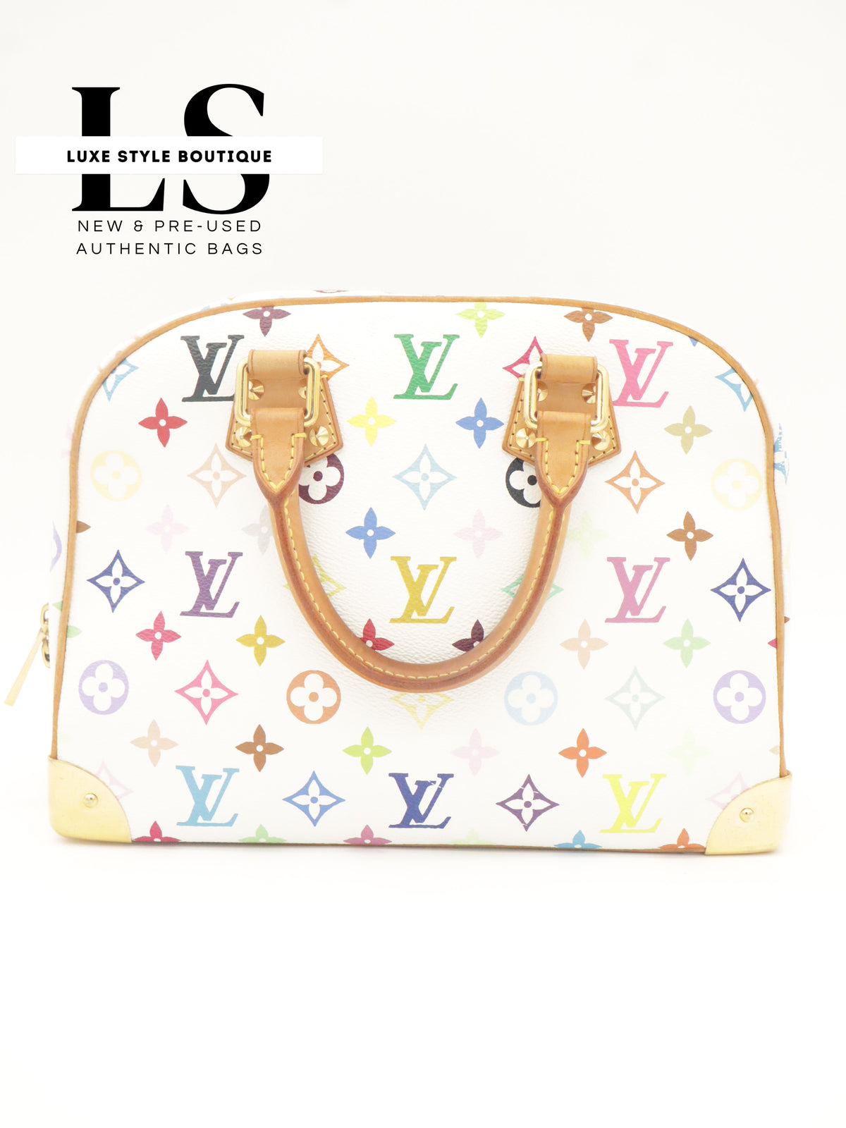 Louis Vuitton Trouville Monogram White Multicolor