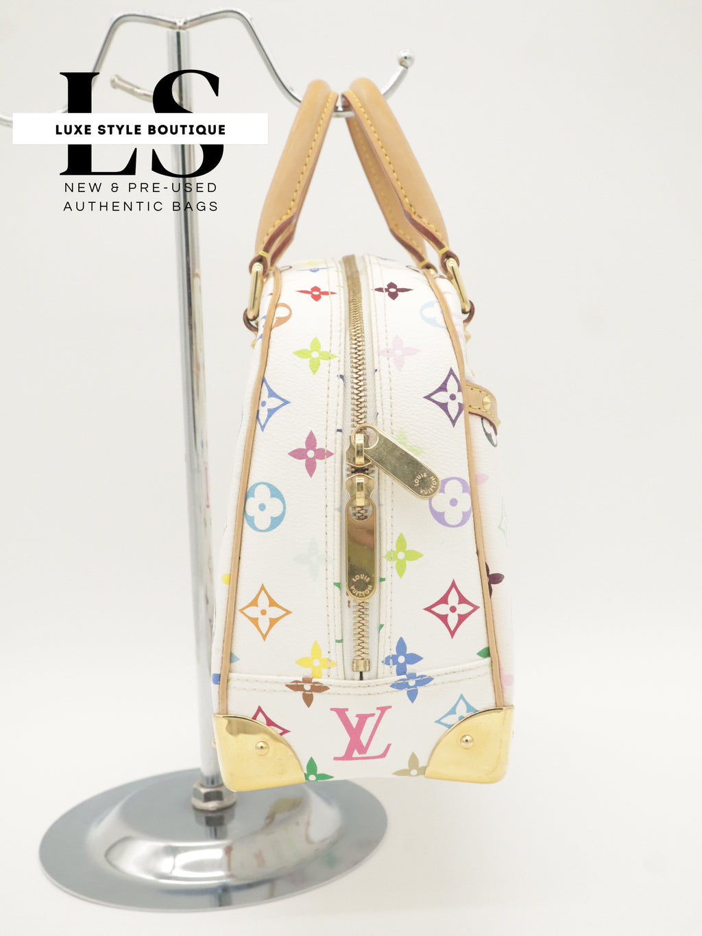 Louis Vuitton Trouville Monogram White Multicolor