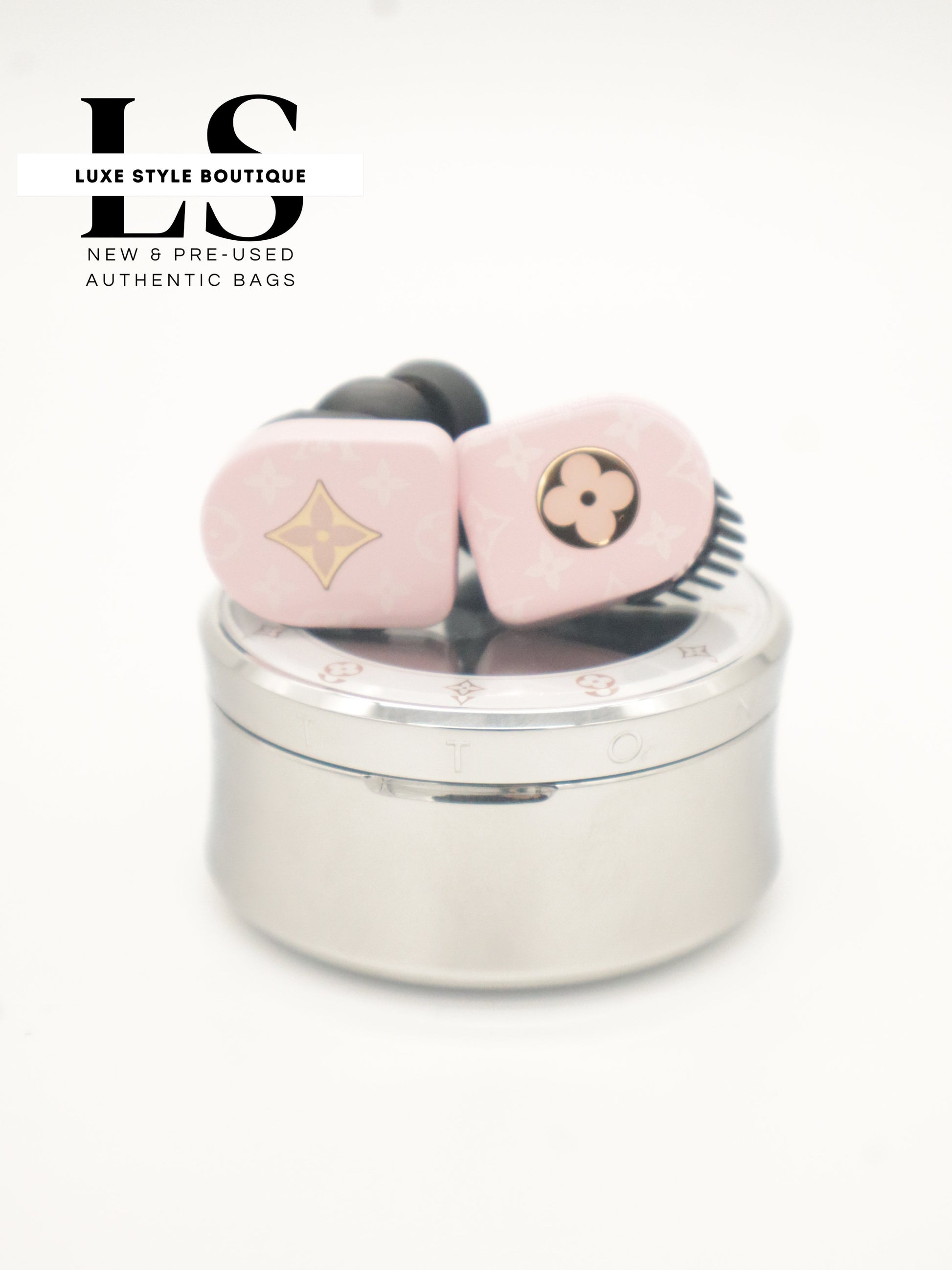 Louis Vuitton Pink Horizon Wireless Earbuds