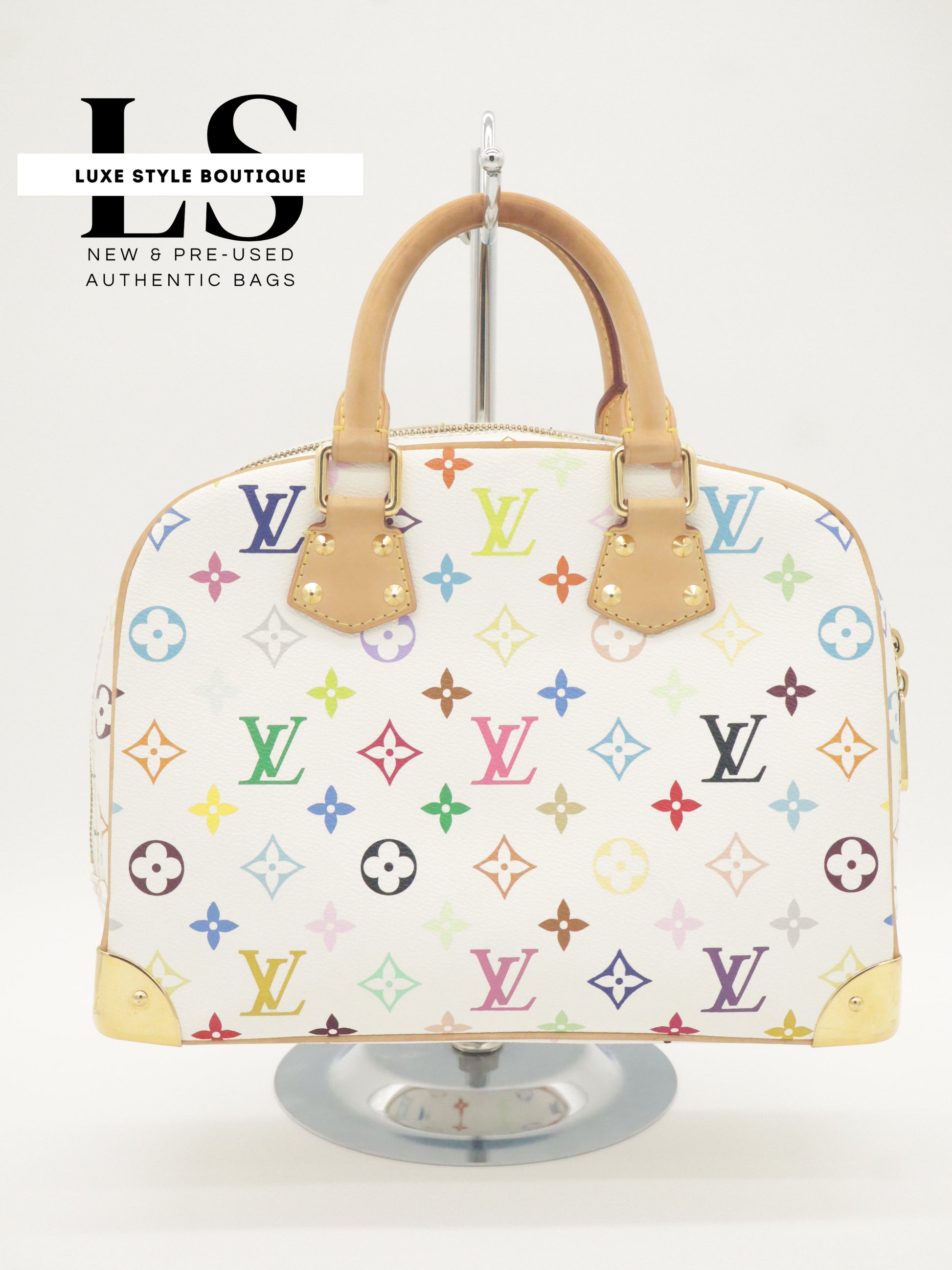 Louis Vuitton Trouville Monogram White Multicolor