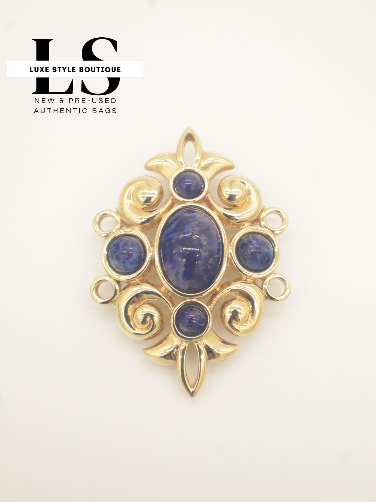 Dior Golden Spille Stone Brooch
