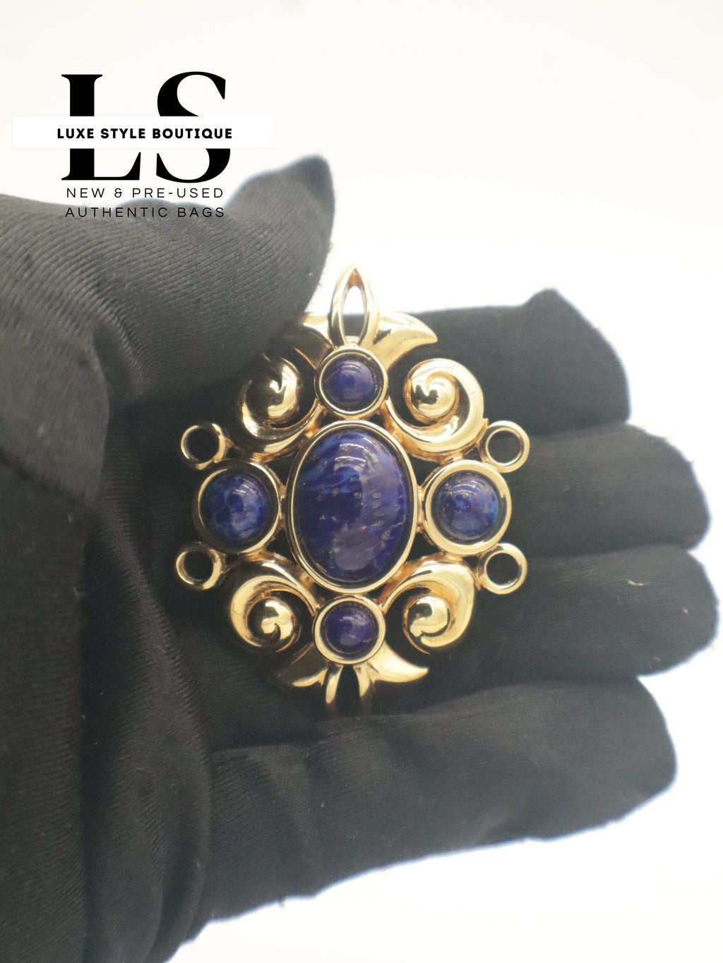 Dior Golden Spille Stone Brooch