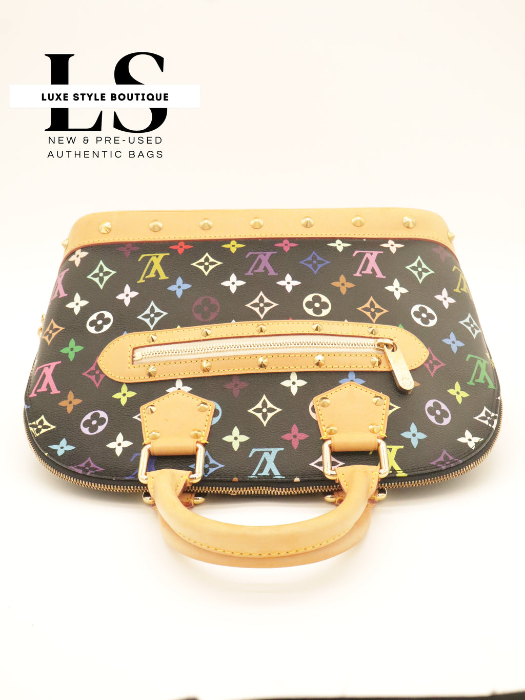 Louis Vuitton x Takashi Murakami Alma Monogram Multicolor Black
