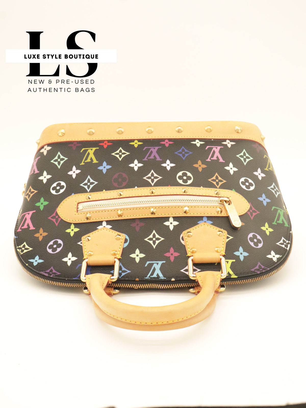Louis Vuitton x Takashi Murakami Alma Monogram Multicolor Black