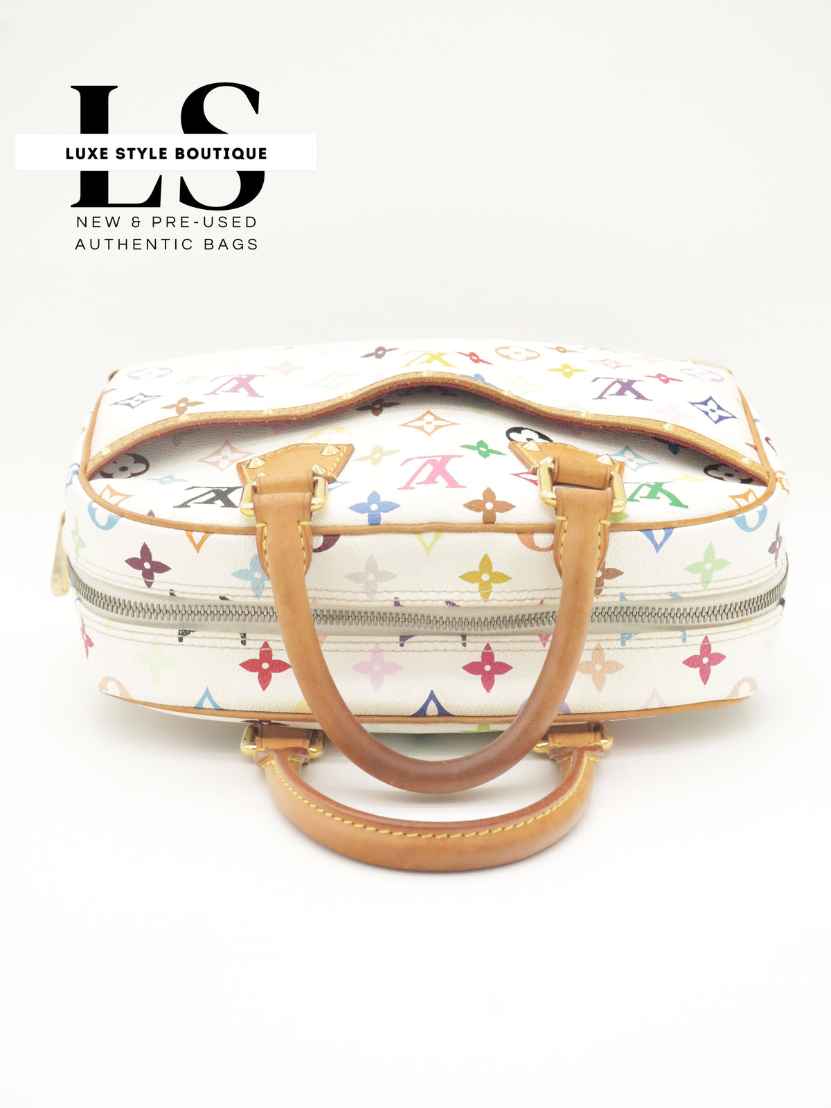 Louis Vuitton Trouville Monogram White Multicolor