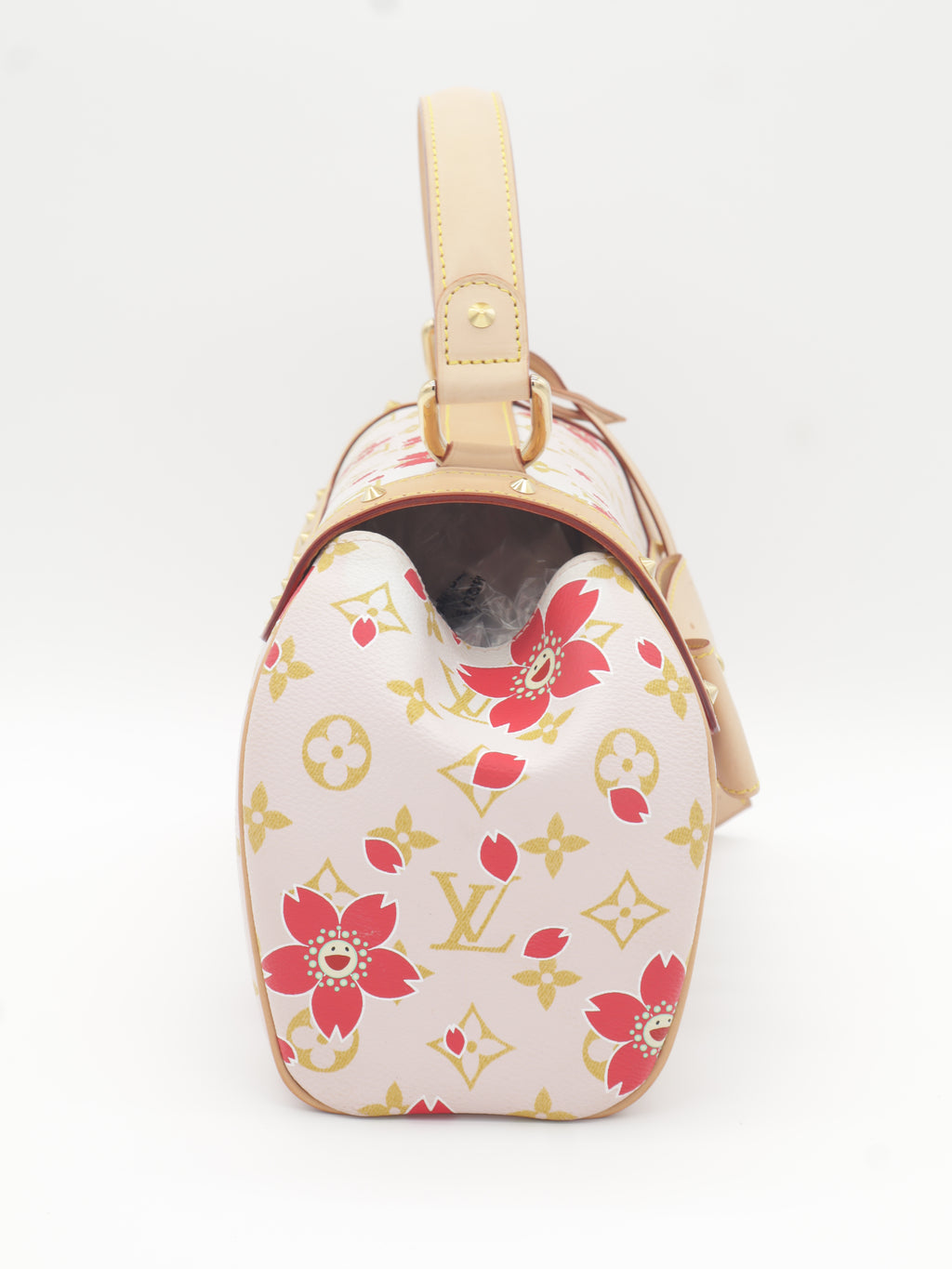 Louis Vuitton x Takashi Murakami White Monogram Cherry Blossom Sac Retro