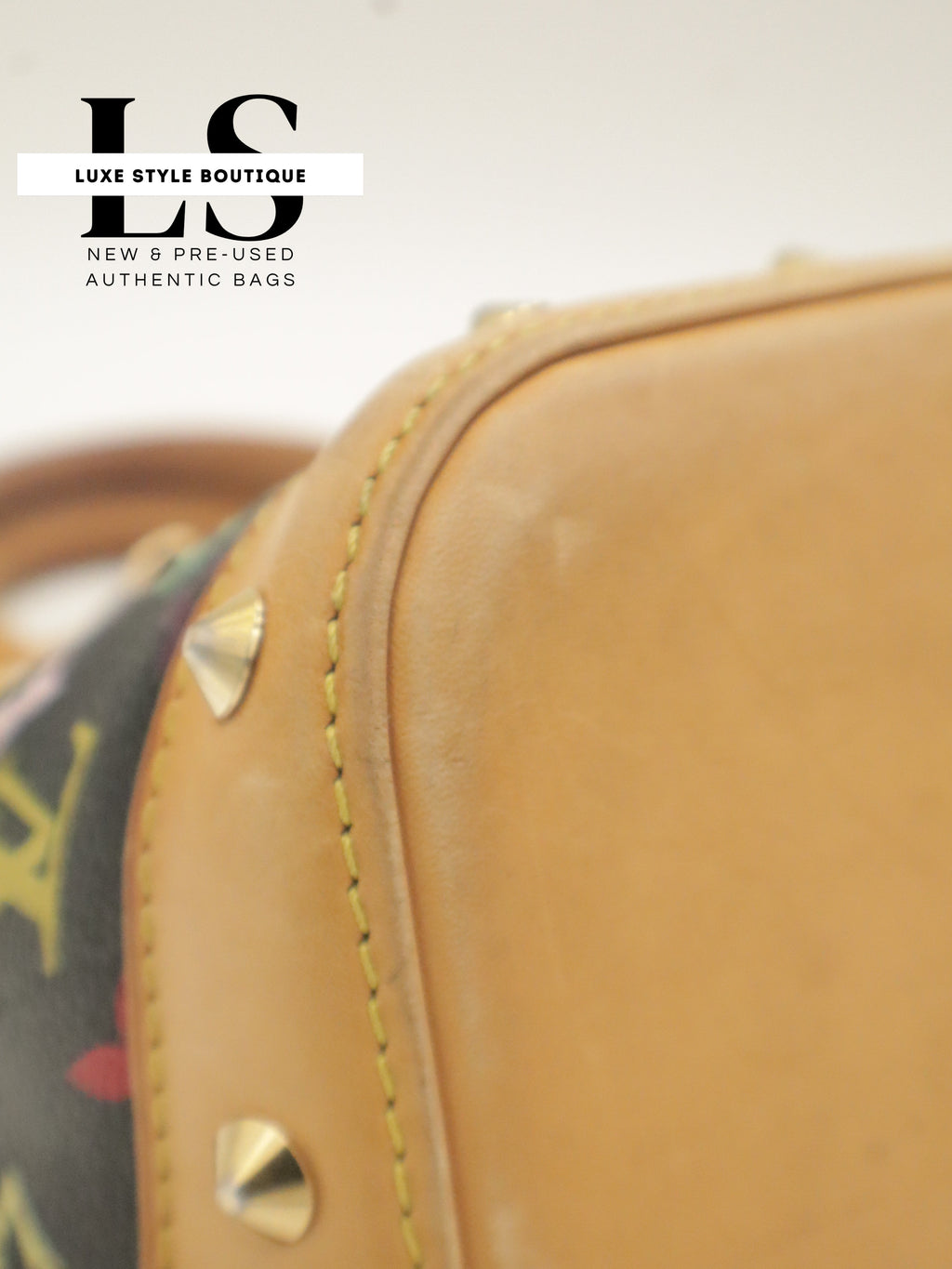 Louis Vuitton x Takashi Murakami Alma Monogram Multicolor Black