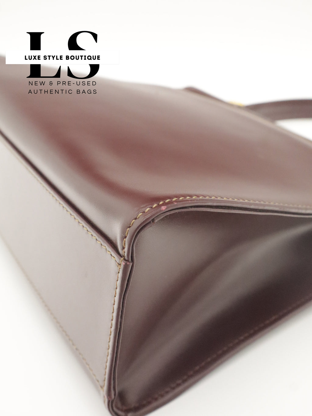 Cartier Must Top Handle Leather Handbag