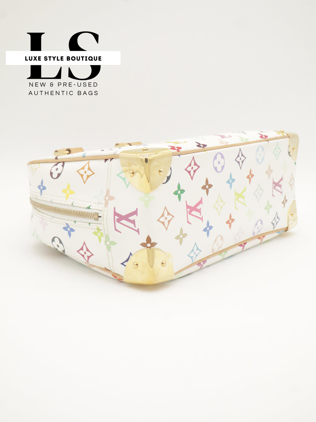 Louis Vuitton Trouville Monogram White Multicolor