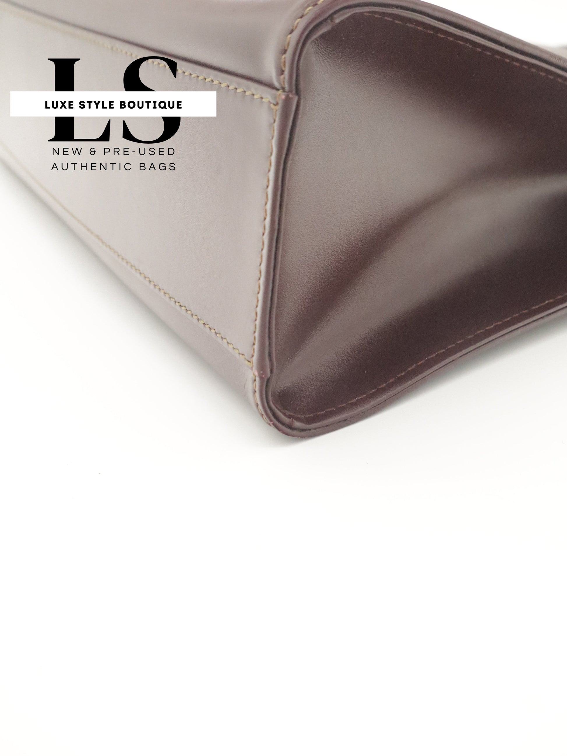 Cartier Must Top Handle Leather Handbag