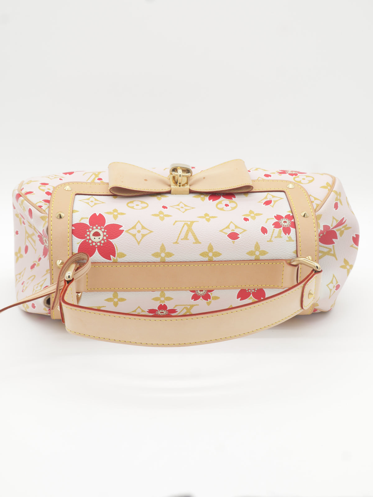 Louis Vuitton x Takashi Murakami White Monogram Cherry Blossom Sac Retro