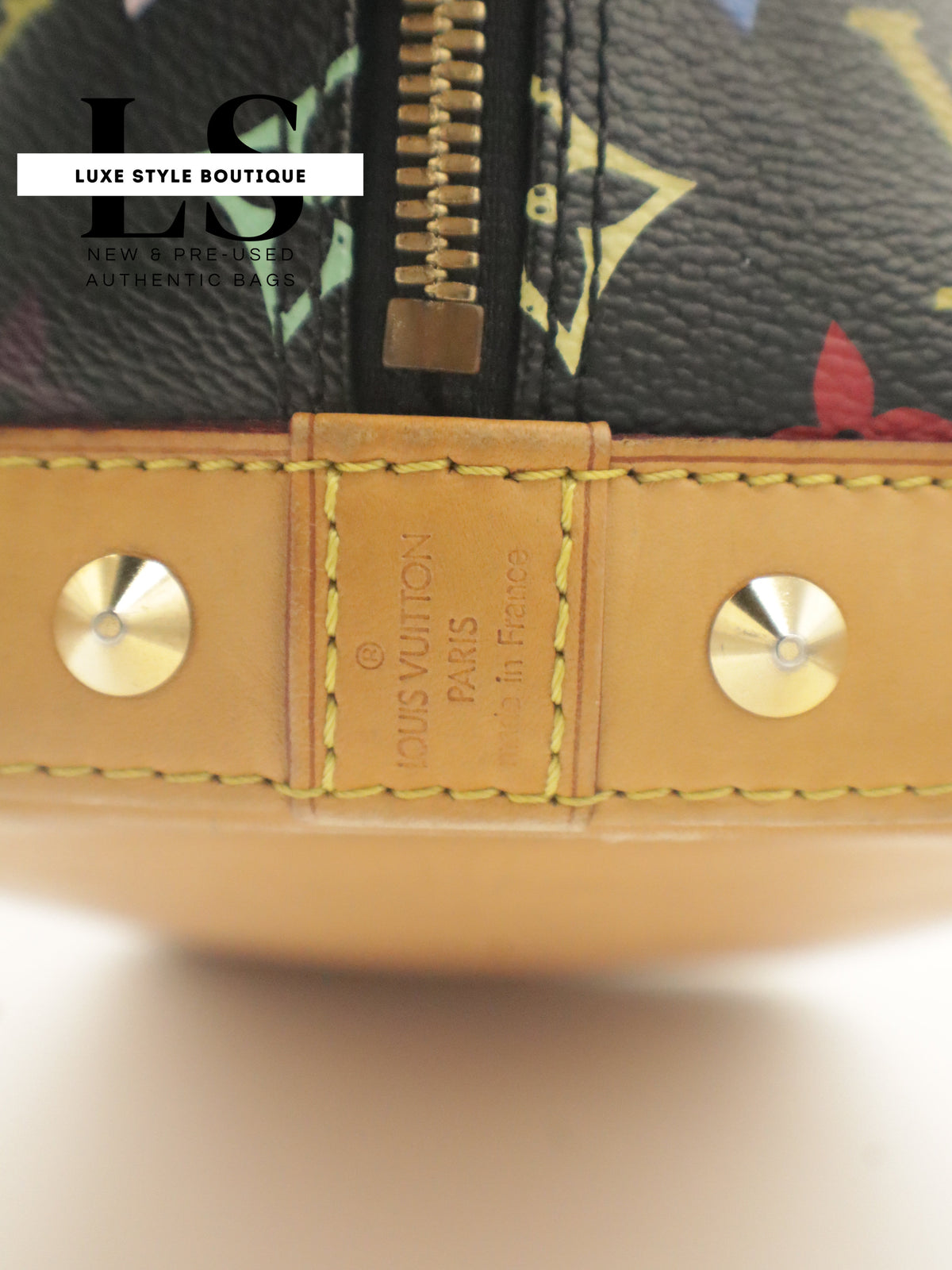 Louis Vuitton x Takashi Murakami Alma Monogram Multicolor Black