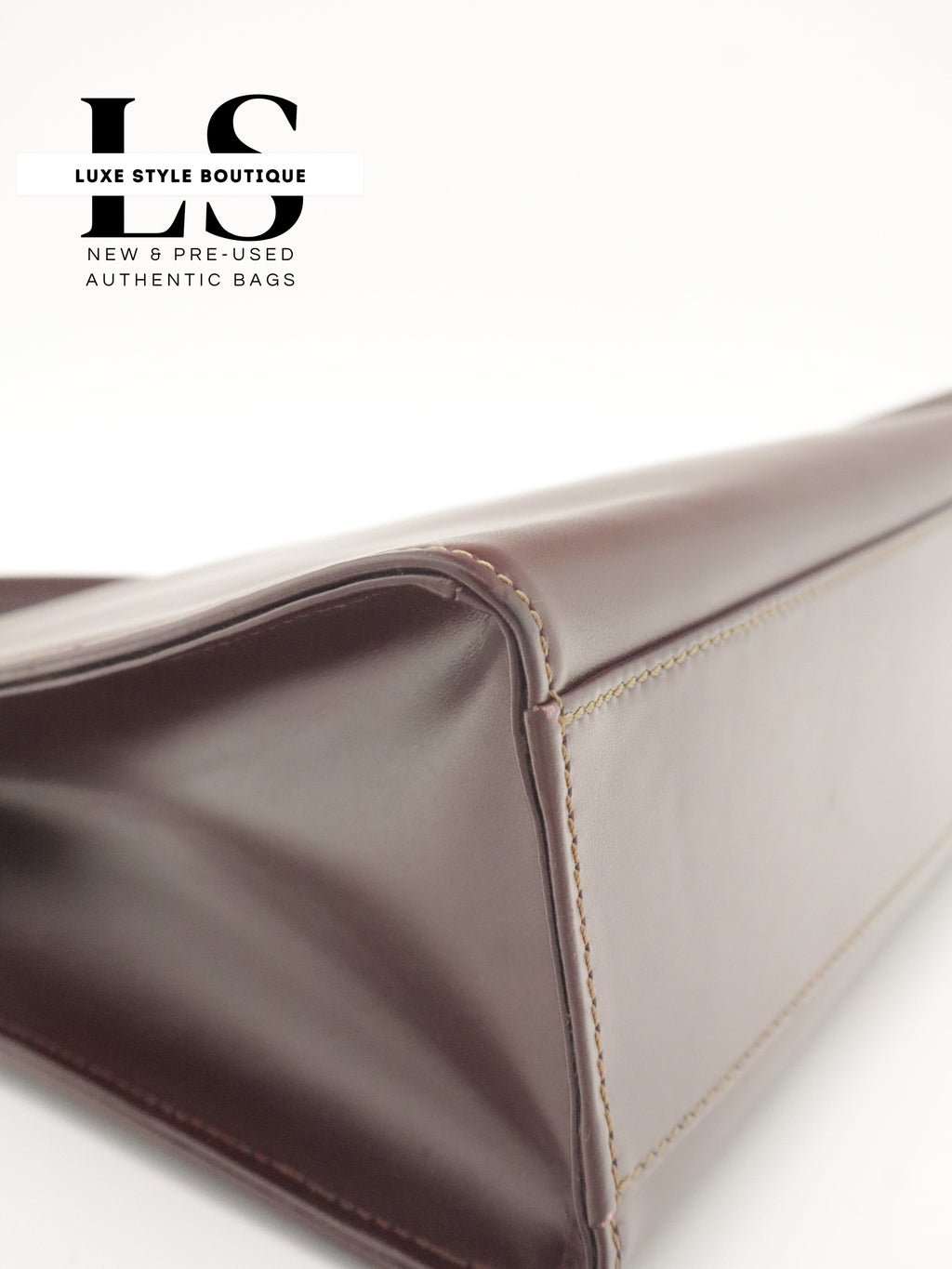 Cartier Must Top Handle Leather Handbag
