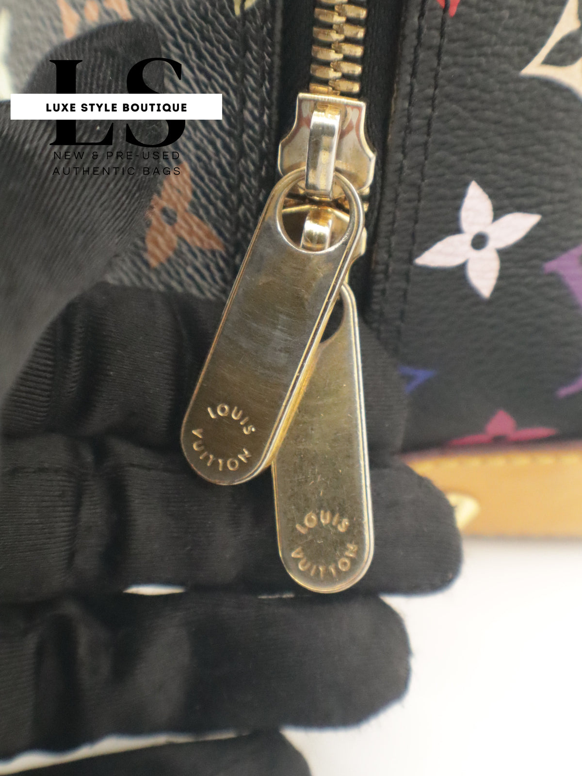Louis Vuitton x Takashi Murakami Alma Monogram Multicolor Black