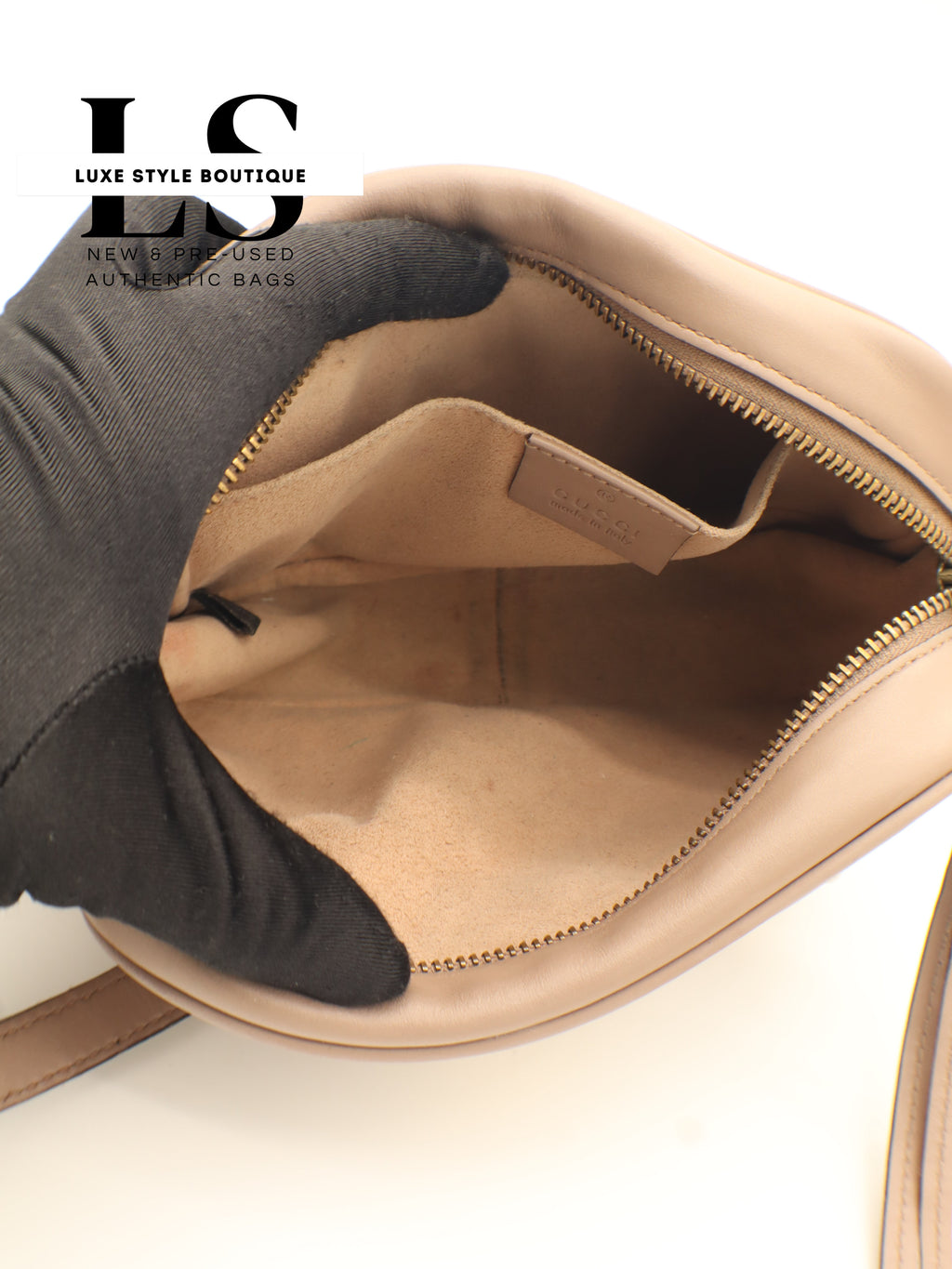 Gucci GG Marmont Matelasse Crossbody Beige