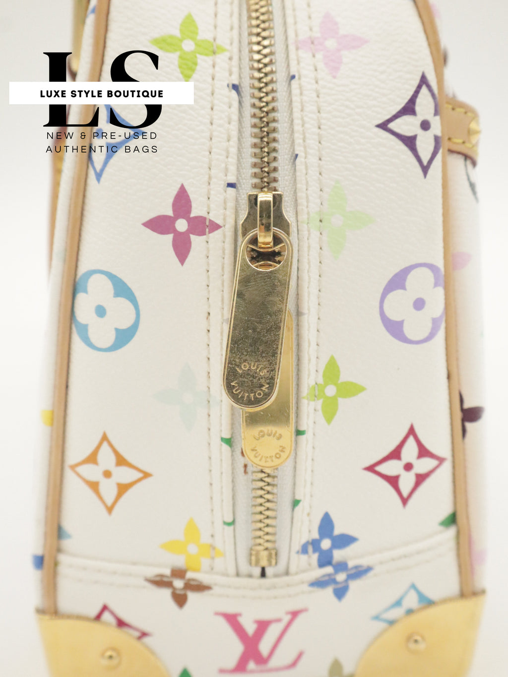 Louis Vuitton Trouville Monogram White Multicolor
