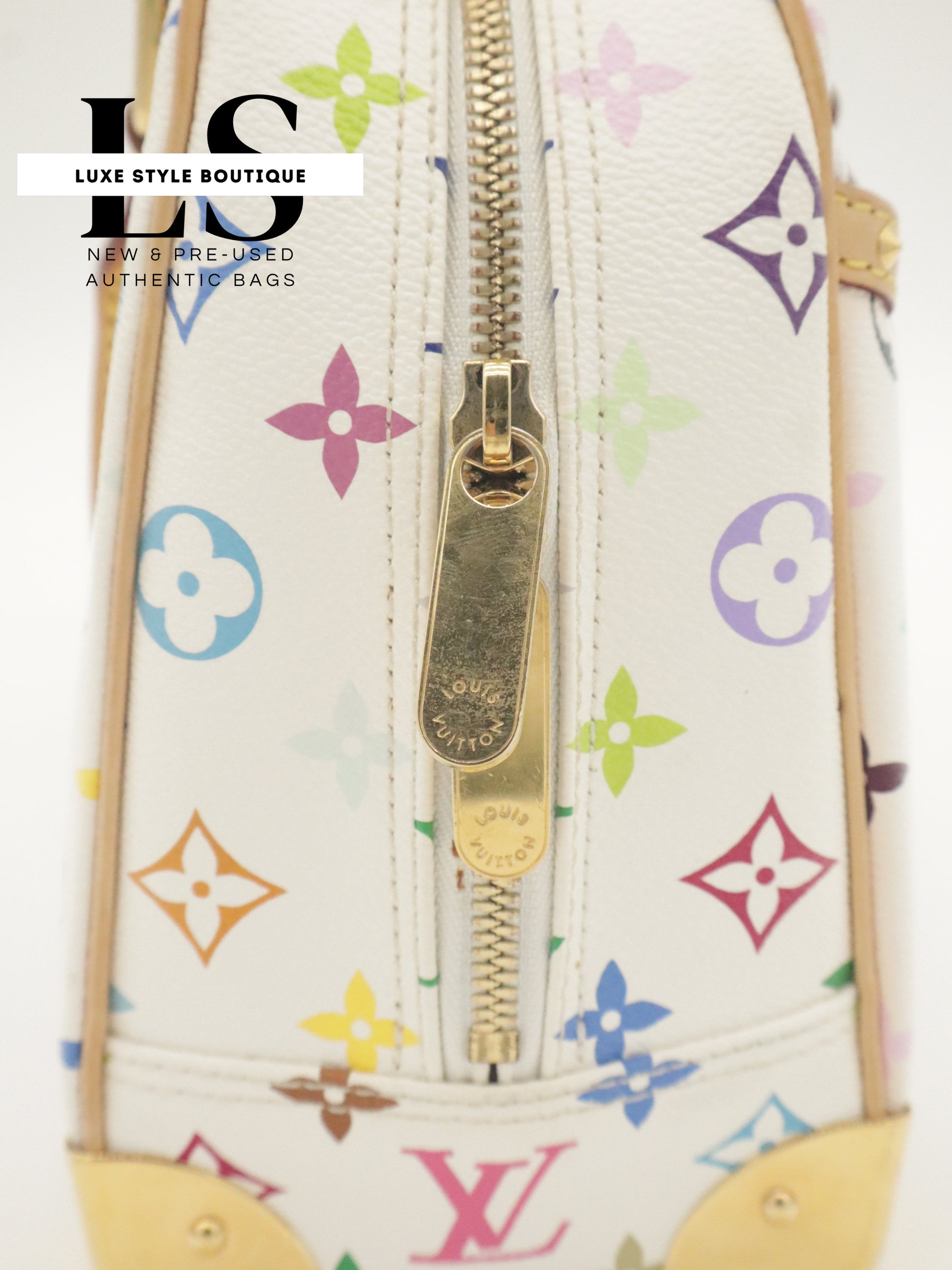 Louis Vuitton Trouville Monogram White Multicolor