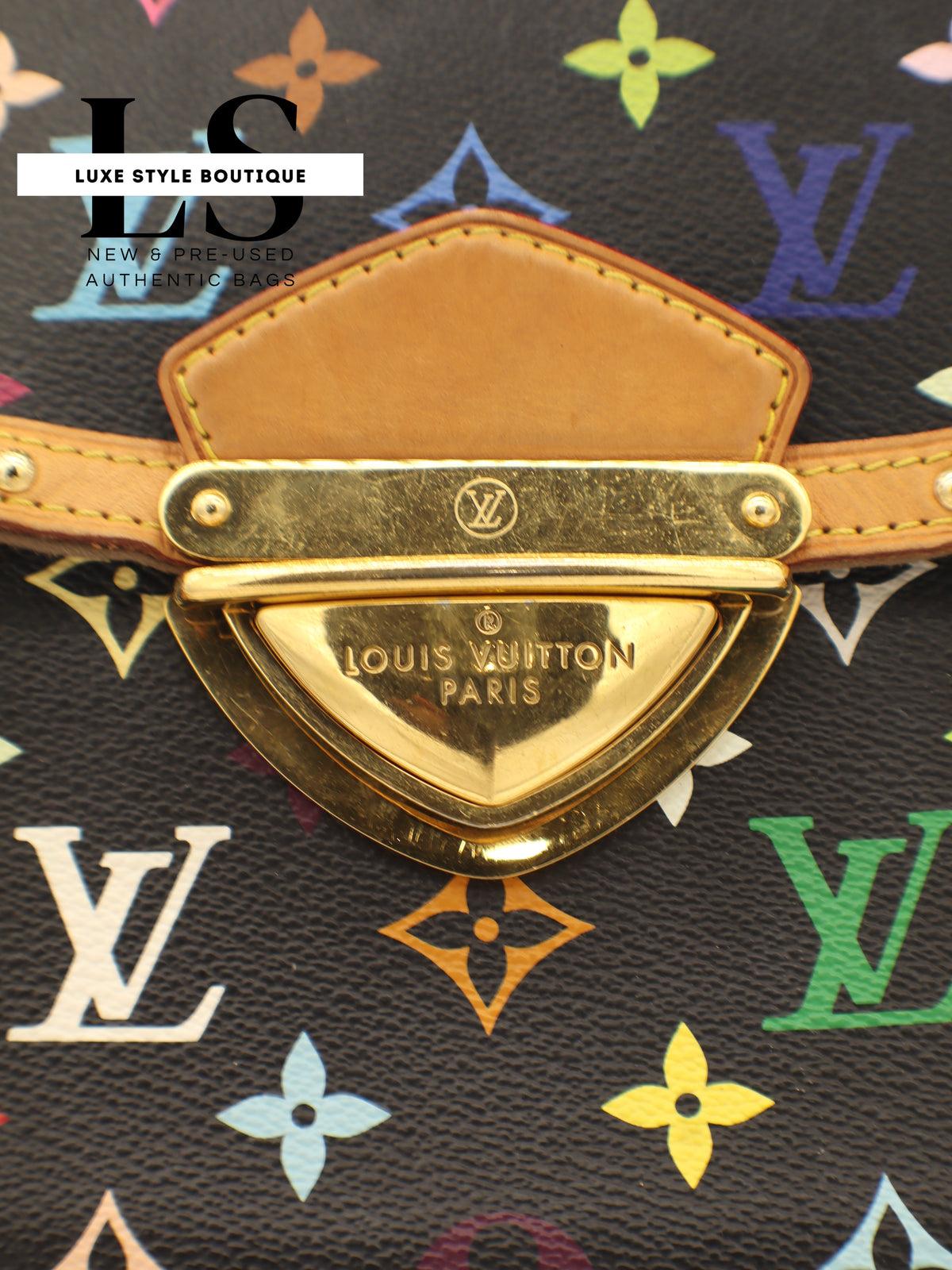 Louis Vuitton Beverly GM Monogram Multicolor Black