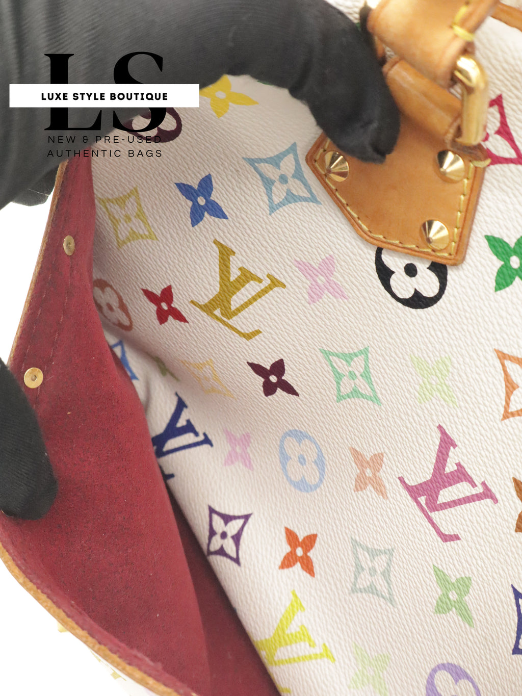 Louis Vuitton Trouville Monogram White Multicolor
