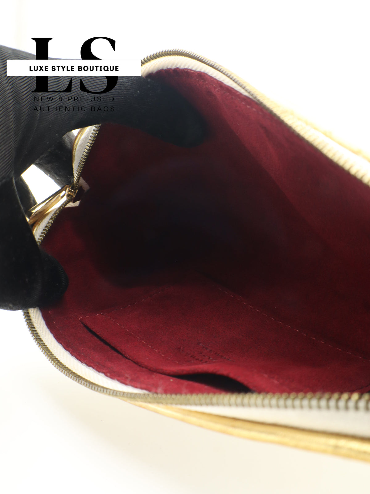 Louis Vuitton Kate Clutch White Monogram Multicolor