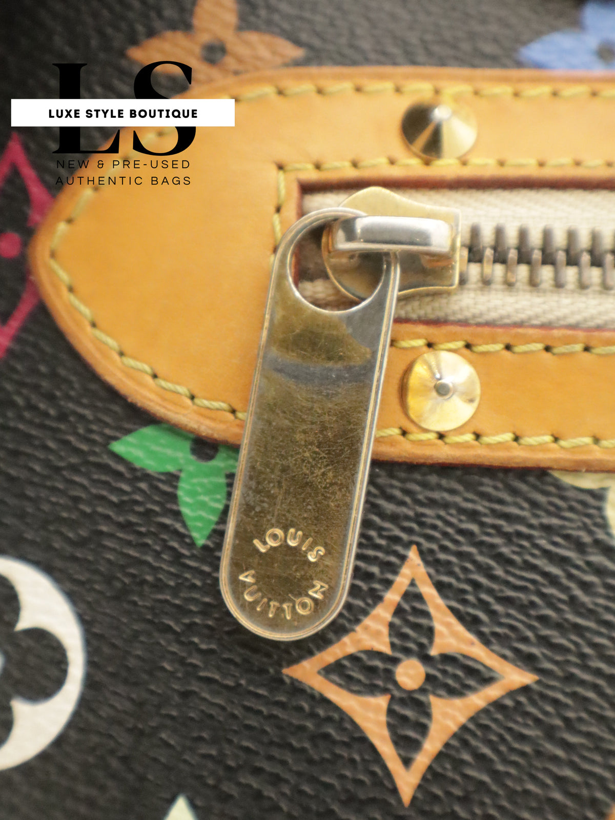 Louis Vuitton x Takashi Murakami Alma Monogram Multicolor Black