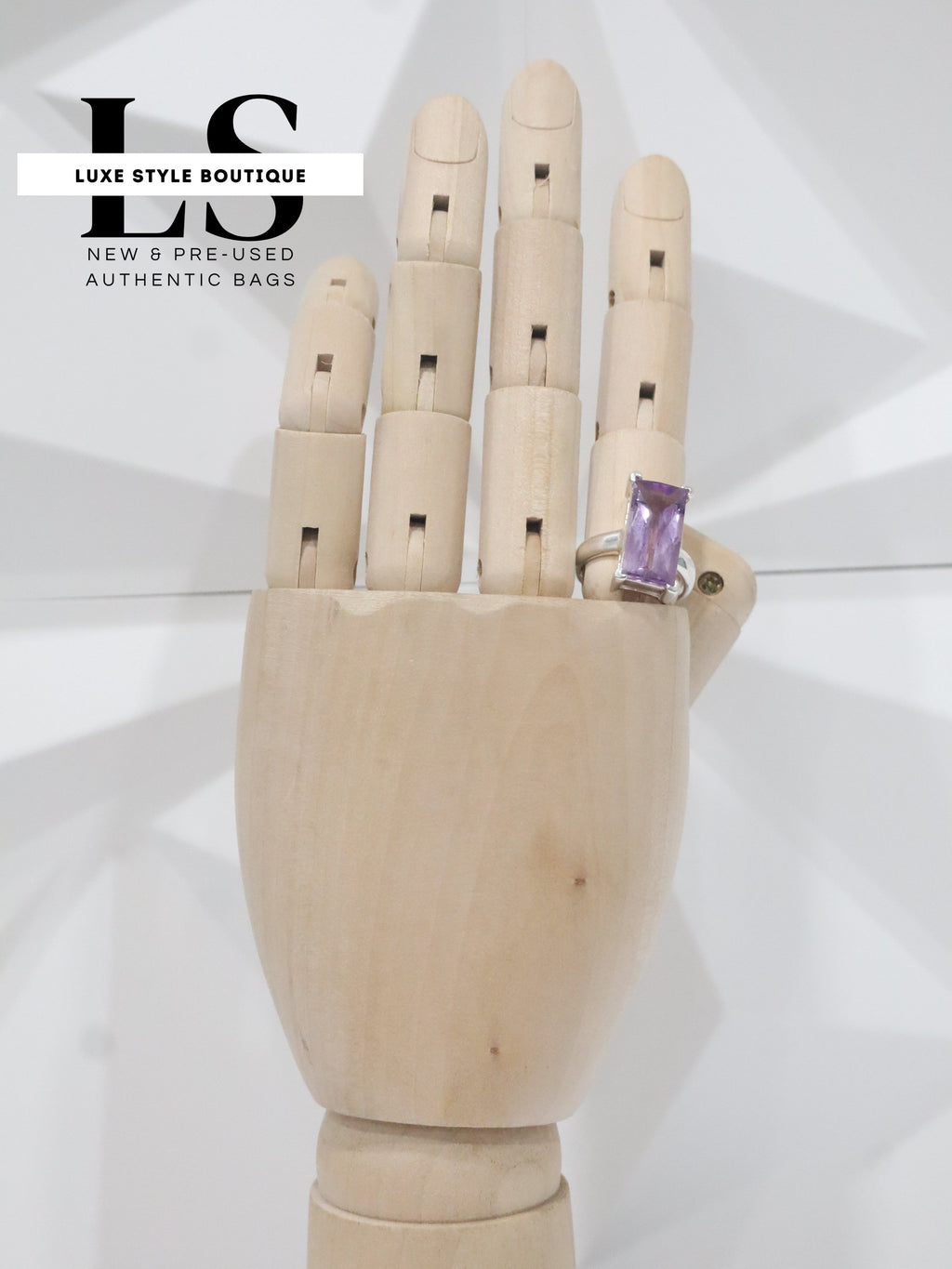Ring Silver .925 w/Amethyst
