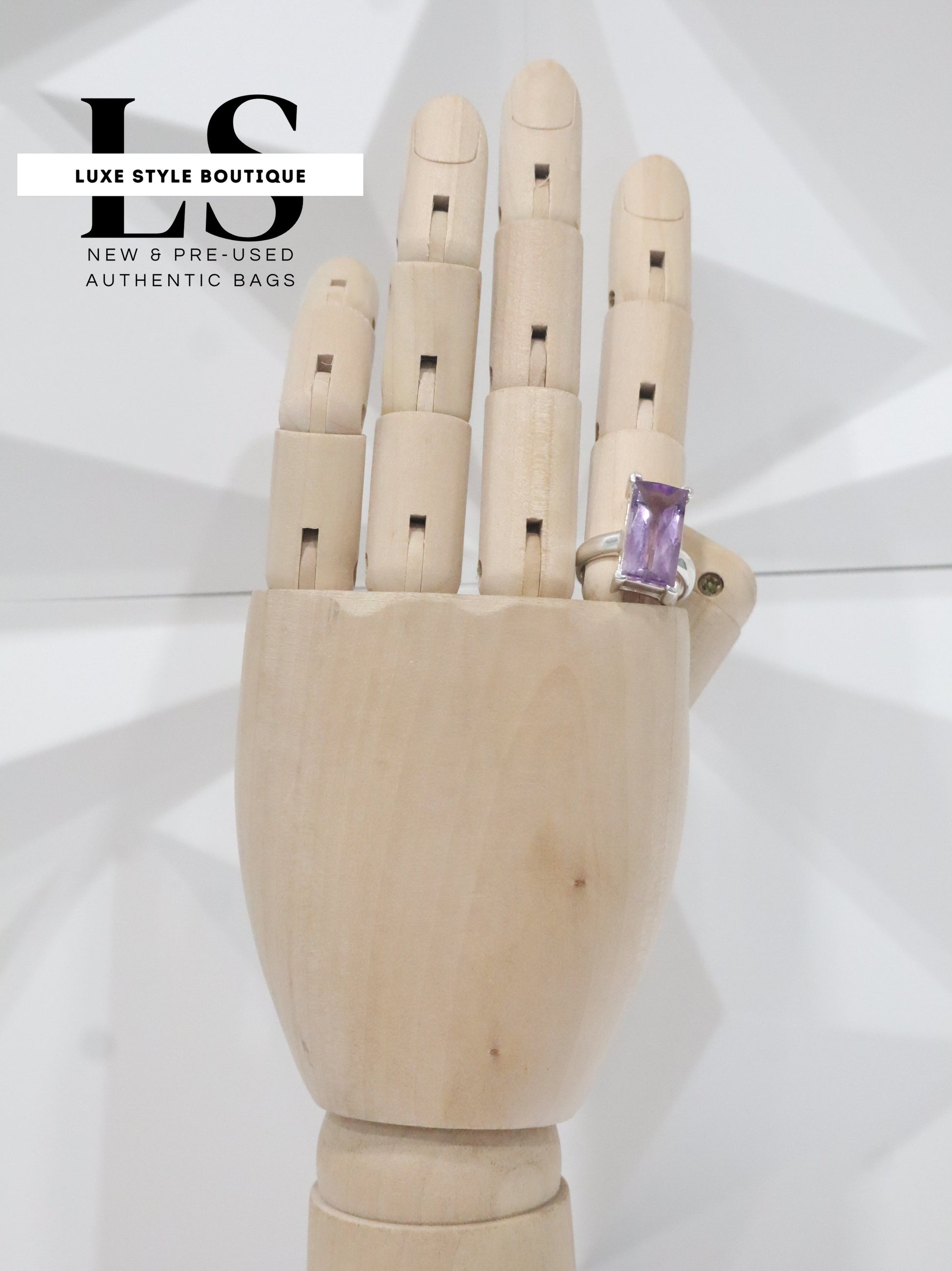 Ring Silver .925 w/Amethyst
