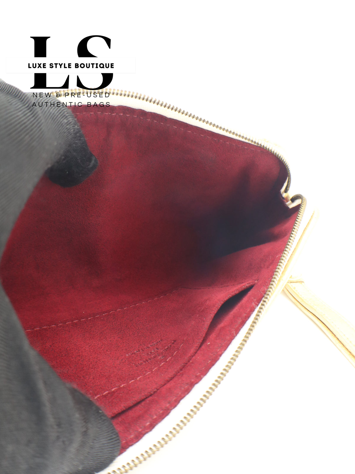 Louis Vuitton Kate Clutch White Monogram Multicolor