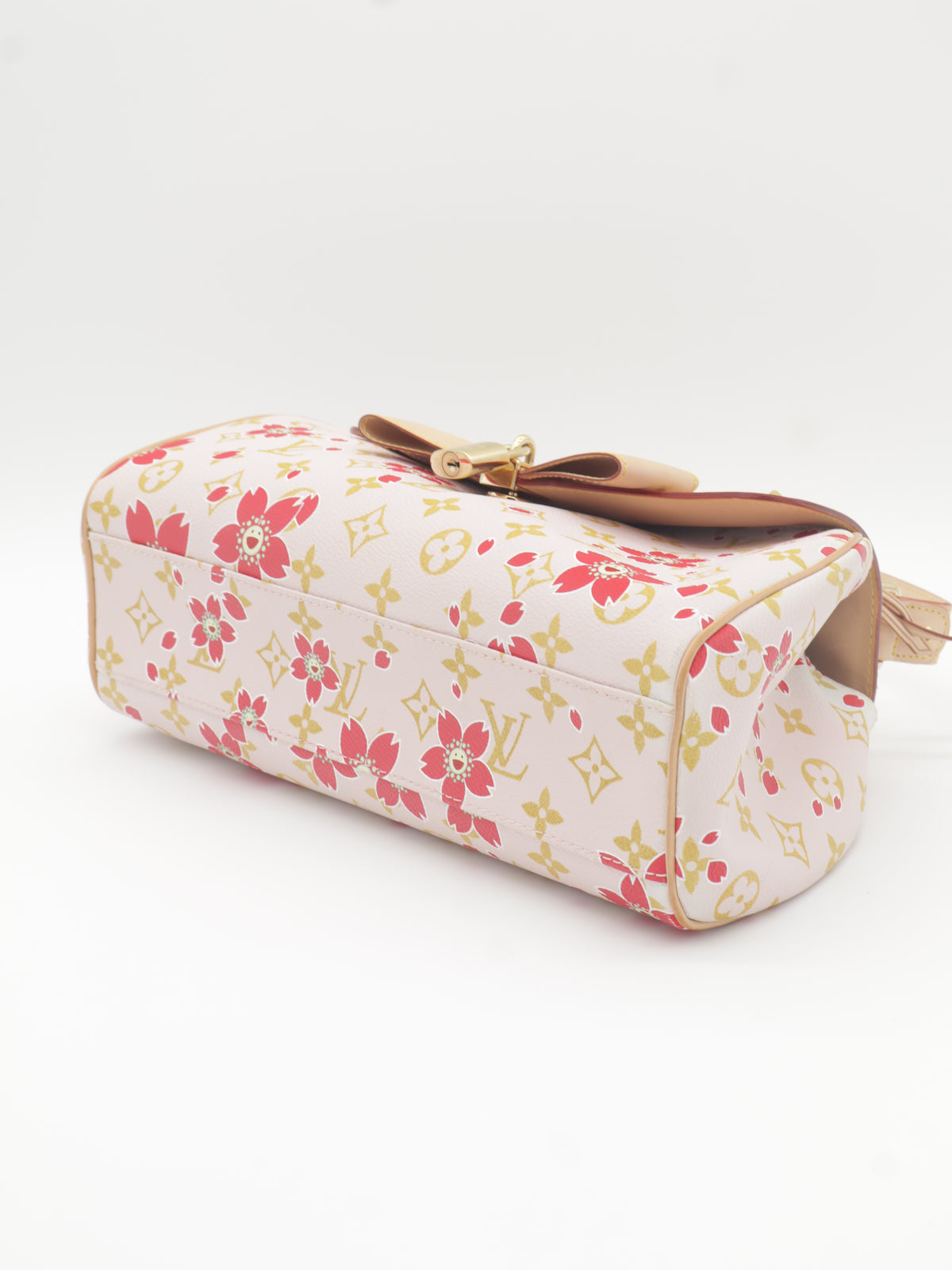 Louis Vuitton x Takashi Murakami White Monogram Cherry Blossom Sac Retro